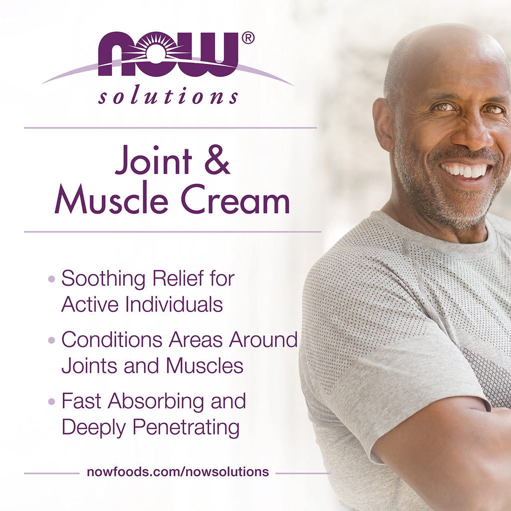 NOW Foods Solutions, Joint & Muscle Cream with Capsaicin and Boswellia, Paraben Free, 4-Ounce NOW Foods Au supplements