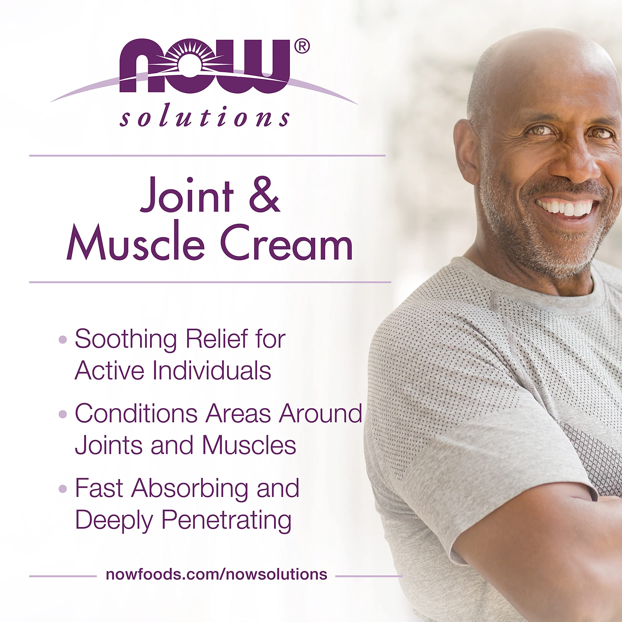 NOW Foods Solutions, Joint & Muscle Cream with Capsaicin and Boswellia, Paraben Free, 4-Ounce NOW Foods Au supplements