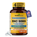 Zinc 50mg Capsules for Men and Women, 120 Count | Highly Absorbable Zinc Supplements for Immune System Support | Zink 50 mg Mono Methionine Chelated Complex