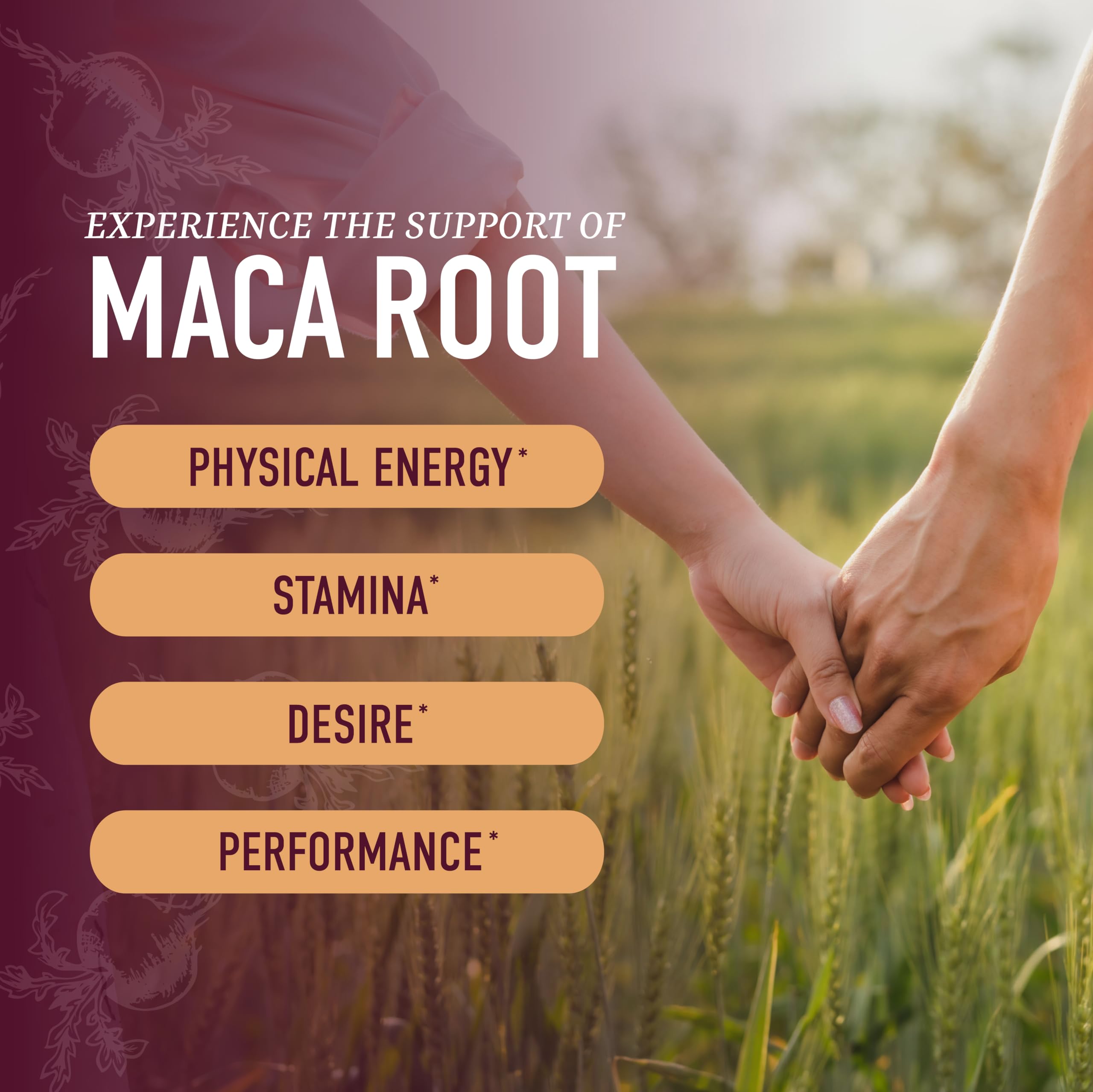 Maca Root Gummies with Natural Peach Flavor | Drive, Performance & Energy Support | Hormone Balance for Women and Men | Herbal Supplements 200MG Extra Strength | Vegetarian, Non-GMO | 60 Gummies SMNutrition Au supplements
