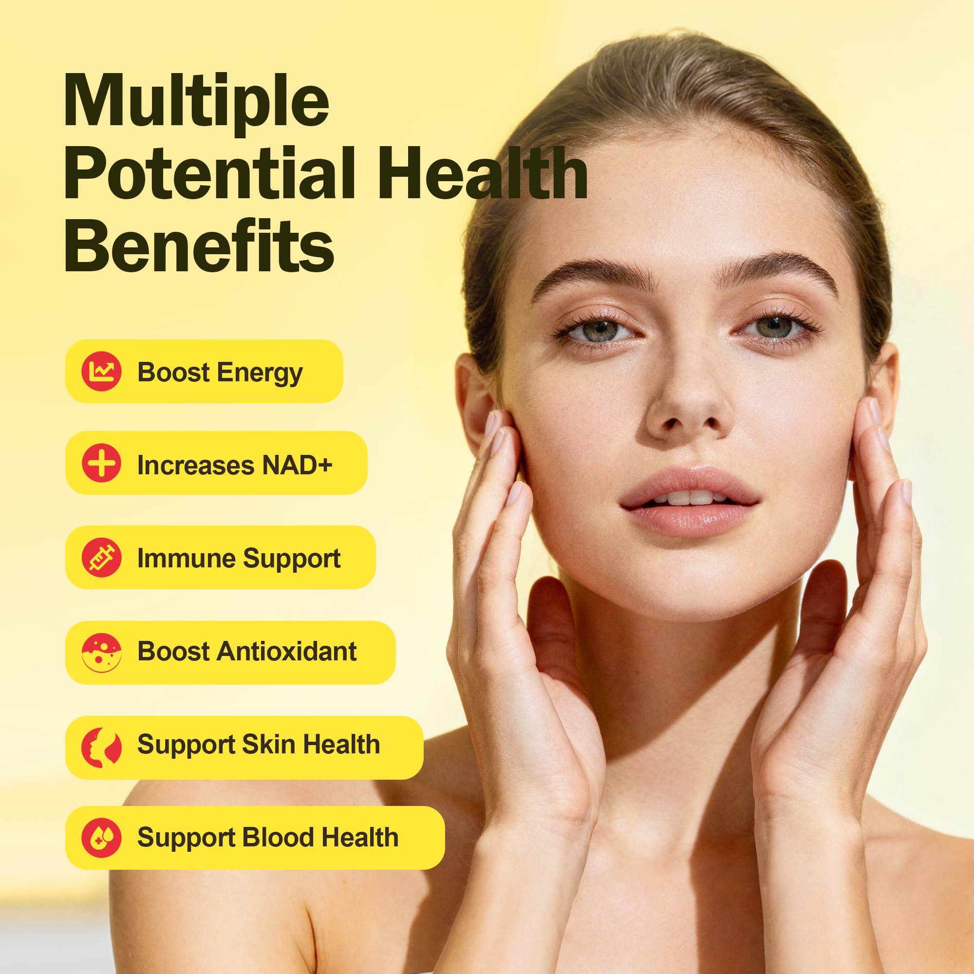 Liposomal NAD+ Liquid Supplement - Designed to Help Support Absorption - Nhanced Cellular Uptake, Helps Support Normal Cellular Health, Supports Cellular Energy Metabolism and Vitality - Lemon Flavor BAKAKOUL Au supplements