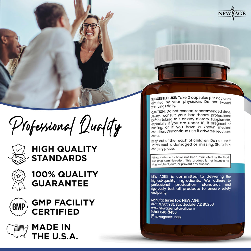 NEW AGE Pro Optimize Probiotics for Women, Menopause, Digestive Health - Support for Bloating, Hot Flashes, Joint Support, Night Sweats