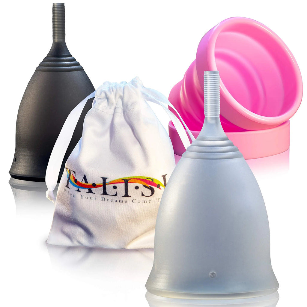 Talisi Soft Menstrual Cups Set of 2 - Reusable Period Cup for Women with Collapsible Case Holder Sterilizer TALISI WHEN YOUR DREAMS COME TRUE Au supplements