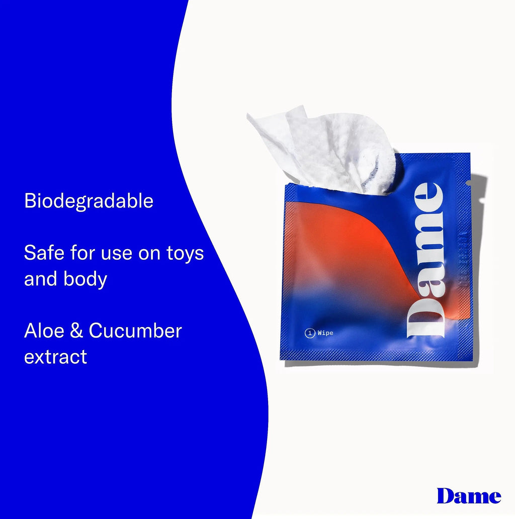 Dame Products Body Wipes - Cleansing and Nourishing - pH-Balanced Formulated with Aloe Dame Products Au supplements