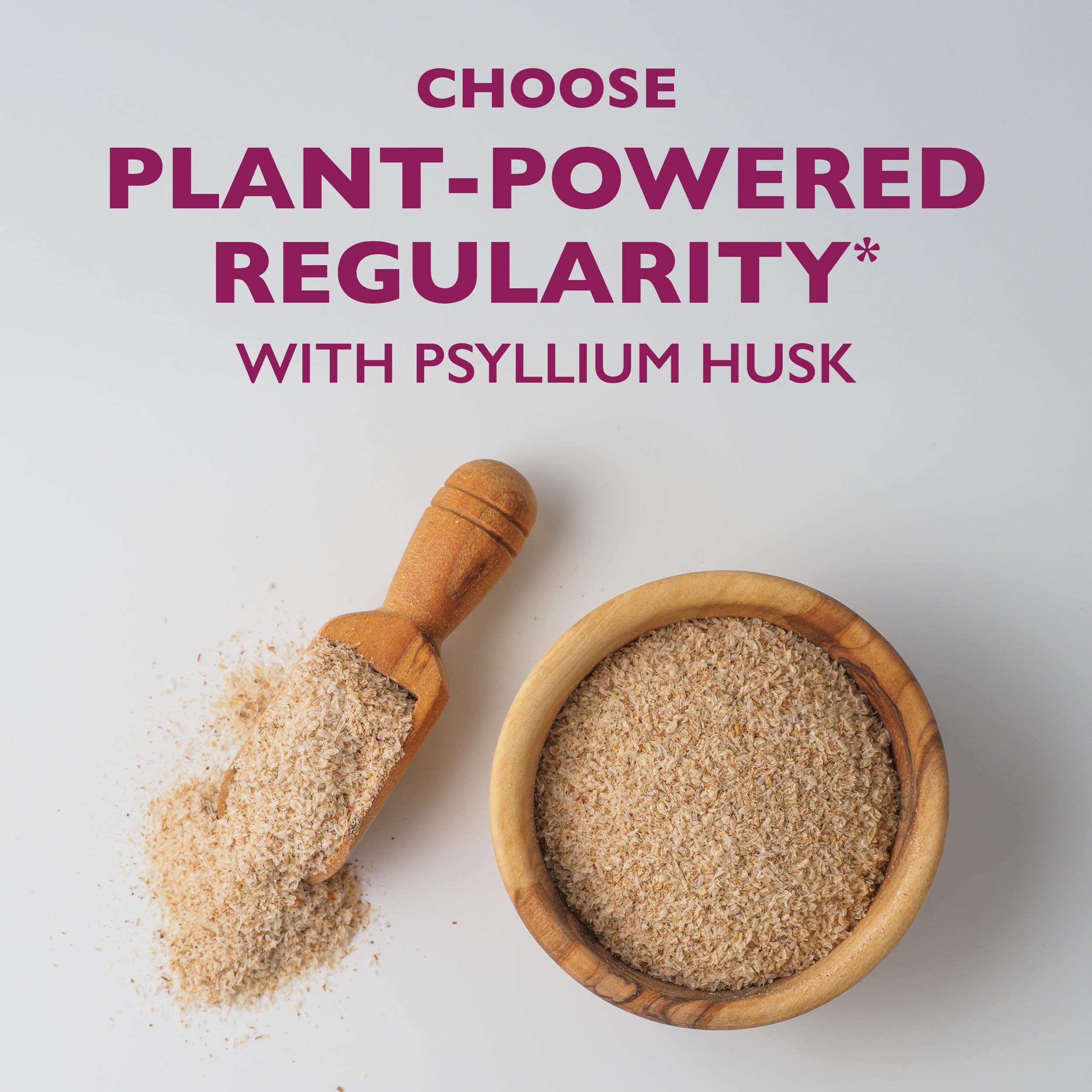 Metamucil 4-in-1 Psyllium Husk Friendly Fiber Supplement, Sugar-Free, 72 teaspoons, Orange Flavored, Daily Fiber Powder for Digestive Health