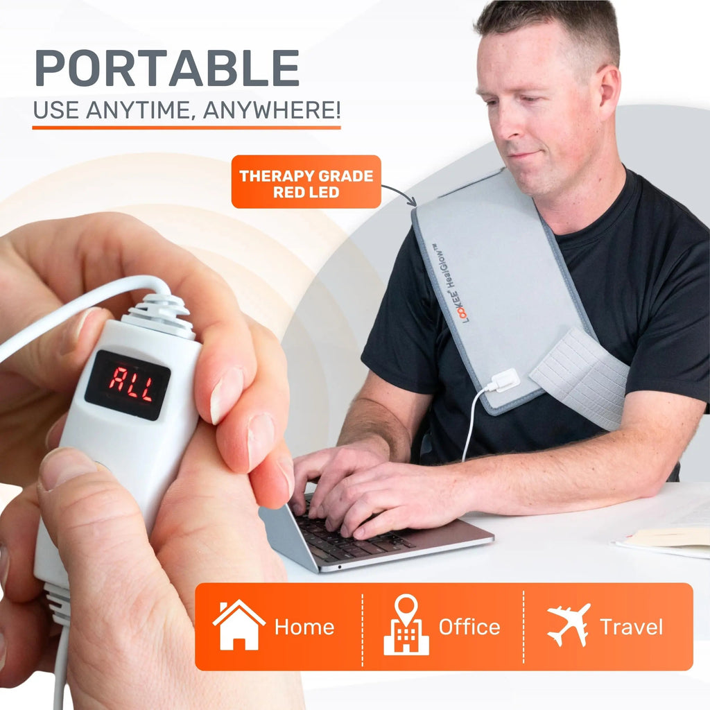 LOOKEE HealGlow Pro Medical Infrared & Red-Light Therapy Belt - LED Technology - 60W Powerful LOOKEE Au supplements