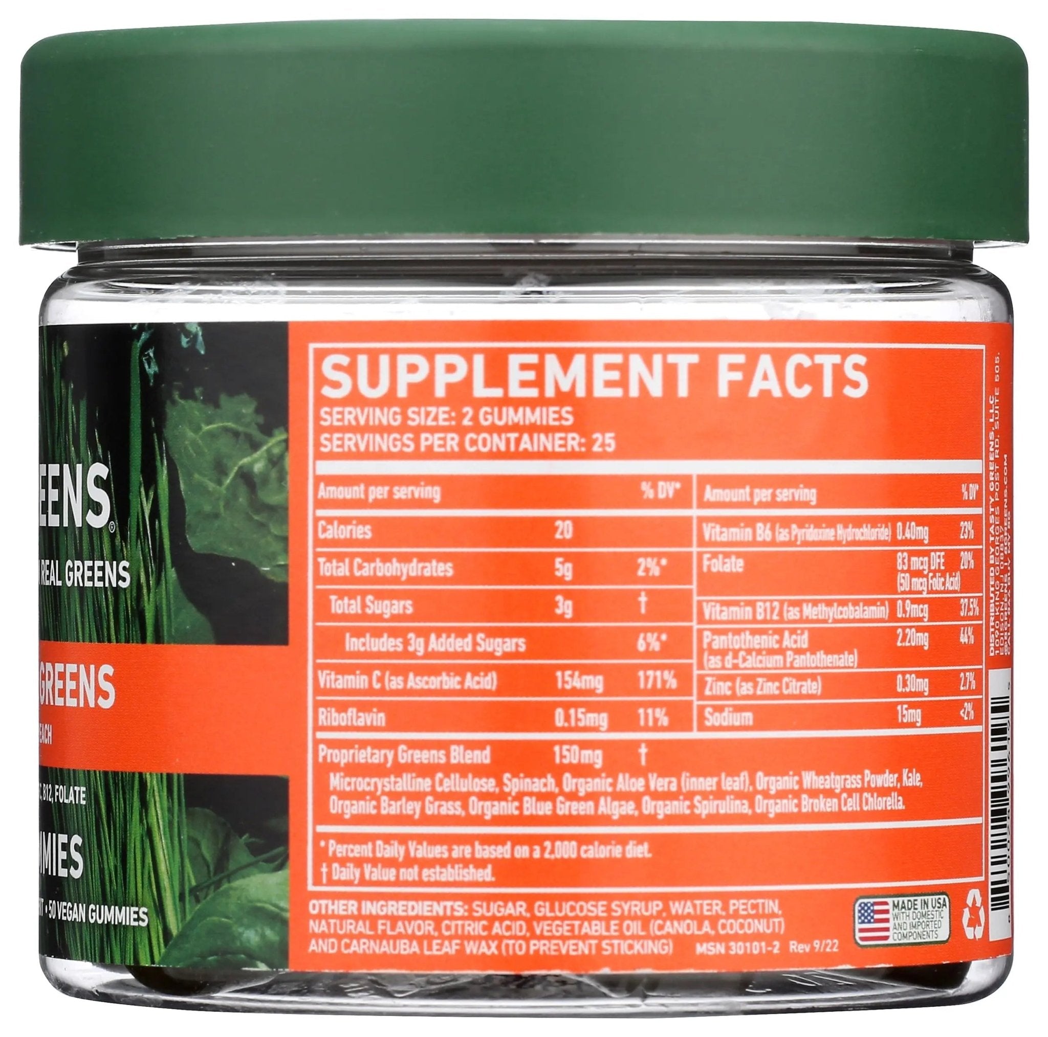8Greens Daily Greens Gummies - Superfood Booster, Energy & Immune Support - TrustMedUSA