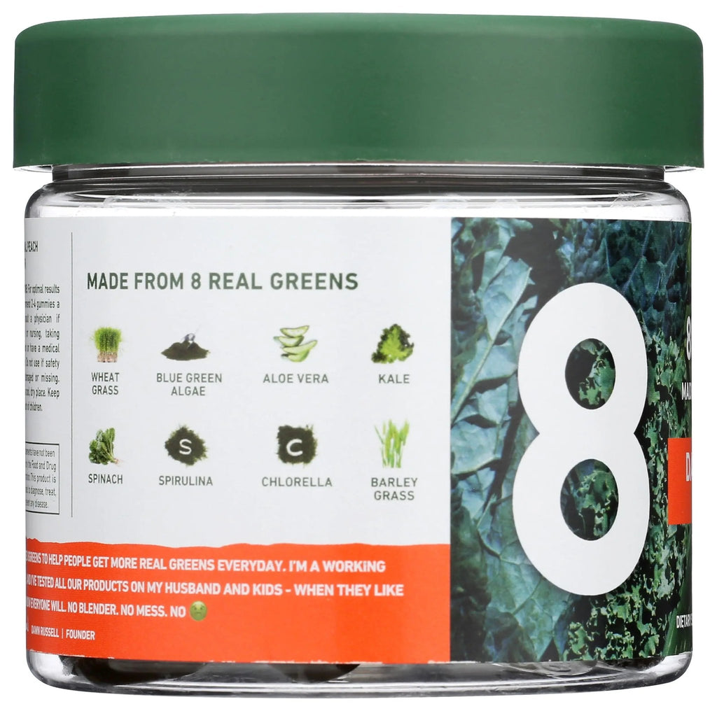 8Greens Daily Greens Gummies - Superfood Booster, Energy & Immune Support - TrustMedUSA