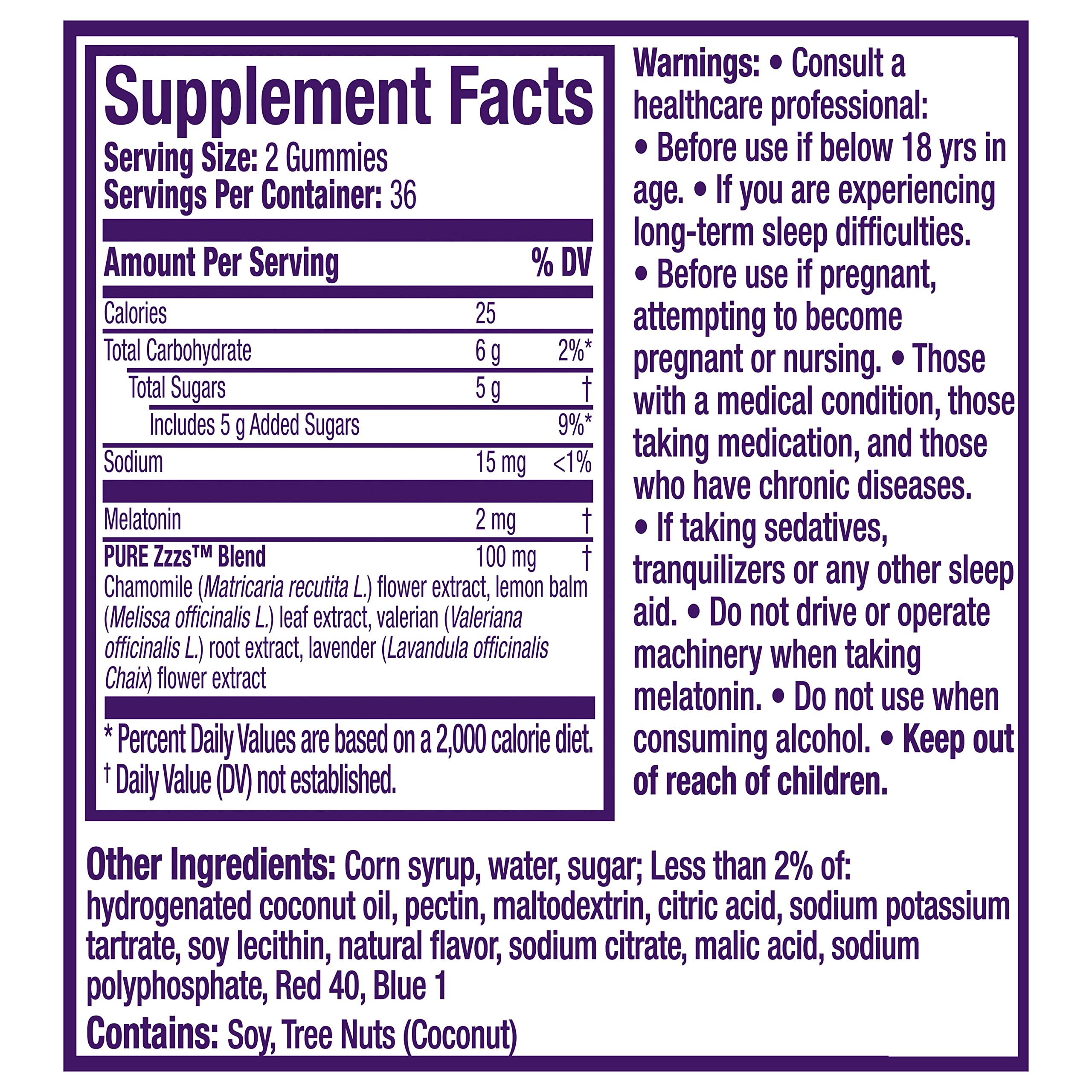 ZzzQuil PURE Zzzs Melatonin Sleep Aid Gummies, Helps You Fall Asleep ZzzQuil Au supplements