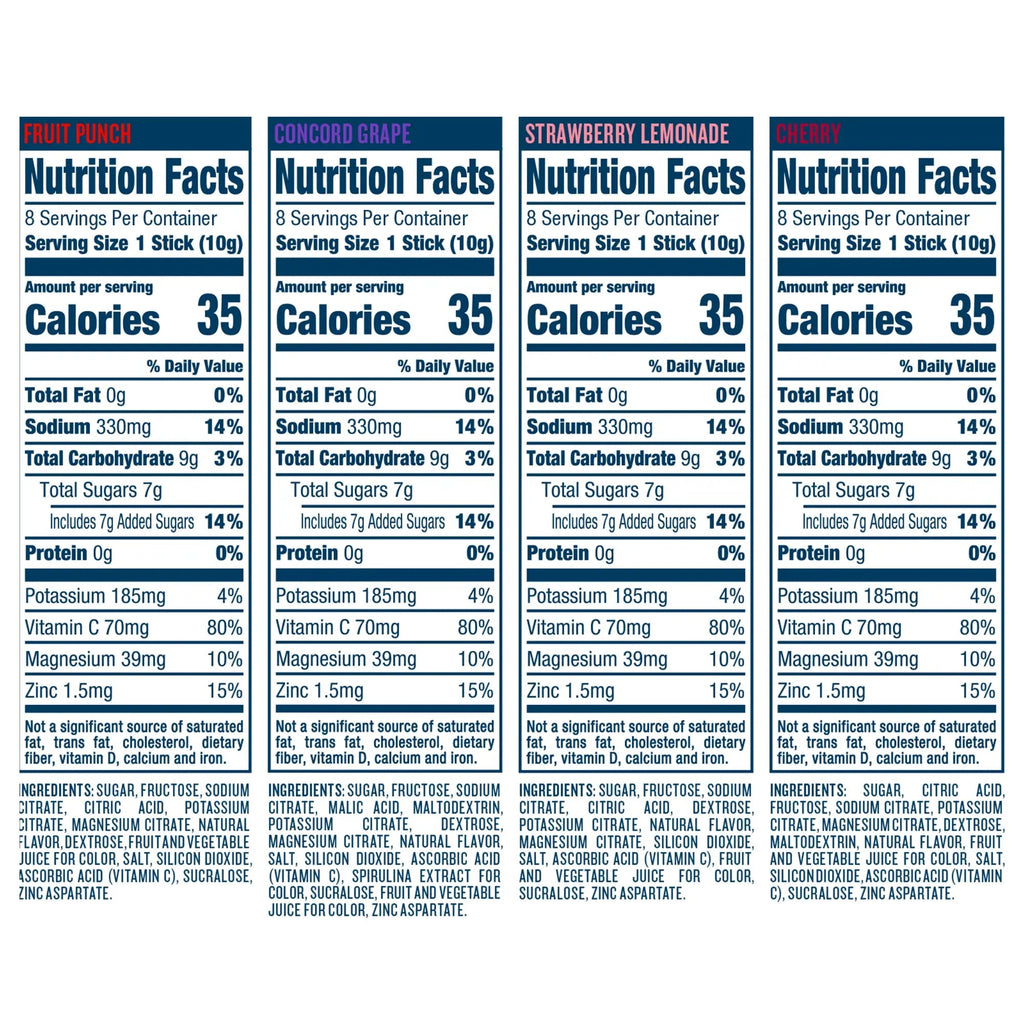 DripDrop Hydration - Electrolyte Powder Packets - Grape, Fruit Punch, Strawberry Lemonade DripDrop Au supplements