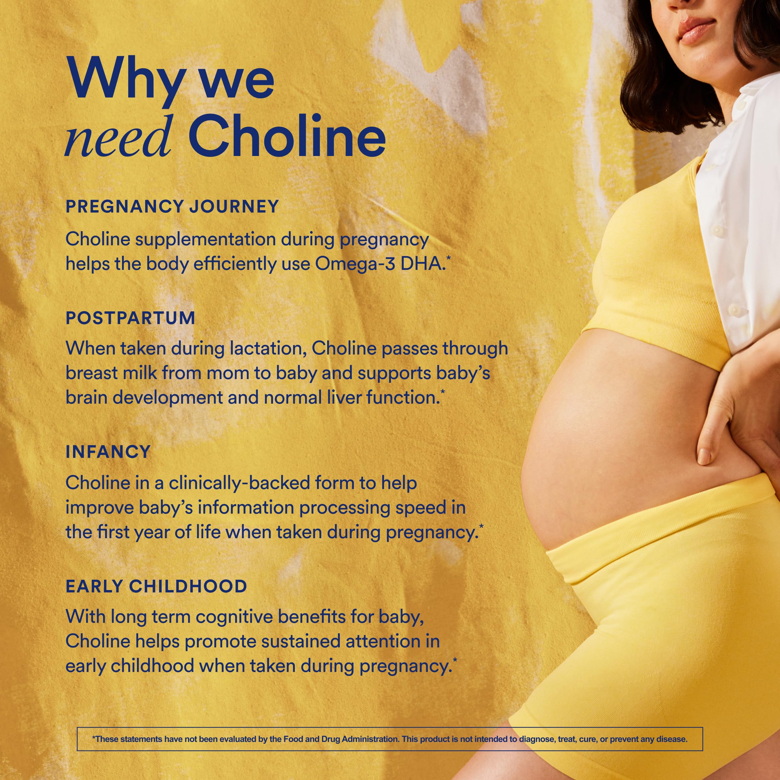 Ritual Natal Choline Supplement - 550mg - to Support Baby’s Cognitive Function When Taken During Pregnancy and Postpartum Choline Content in Breastmilk