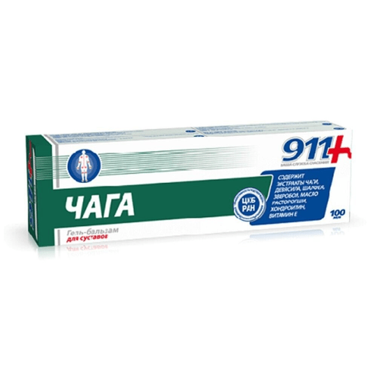 911 Chaga caga ciaga chiaga warming body balm-gel чага, 100 ml - TrustMedUSA