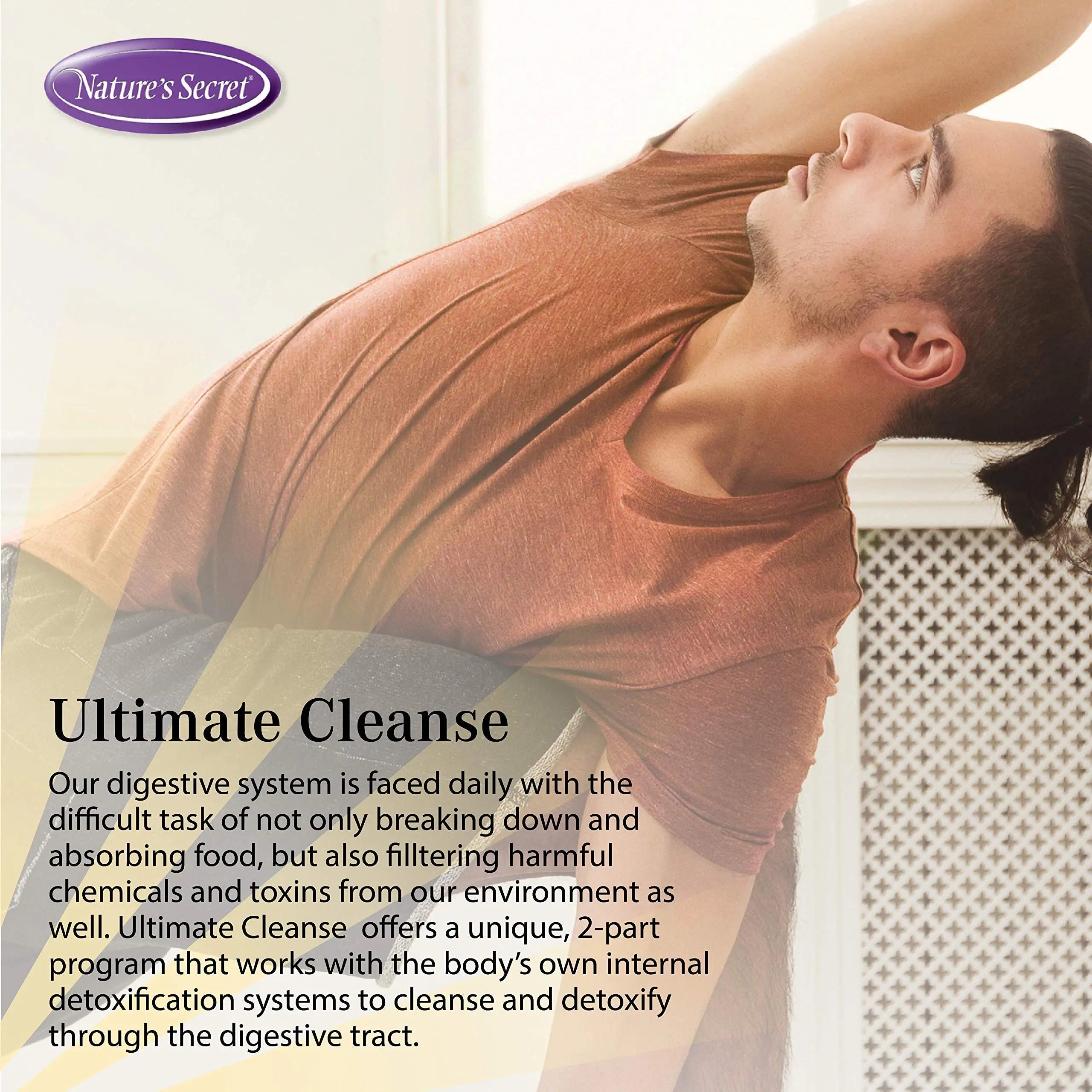 Nature's Secret Ultimate Cleanse 2-Part Total Body Detoxification & Elimination Supports Nature's Secret Au supplements