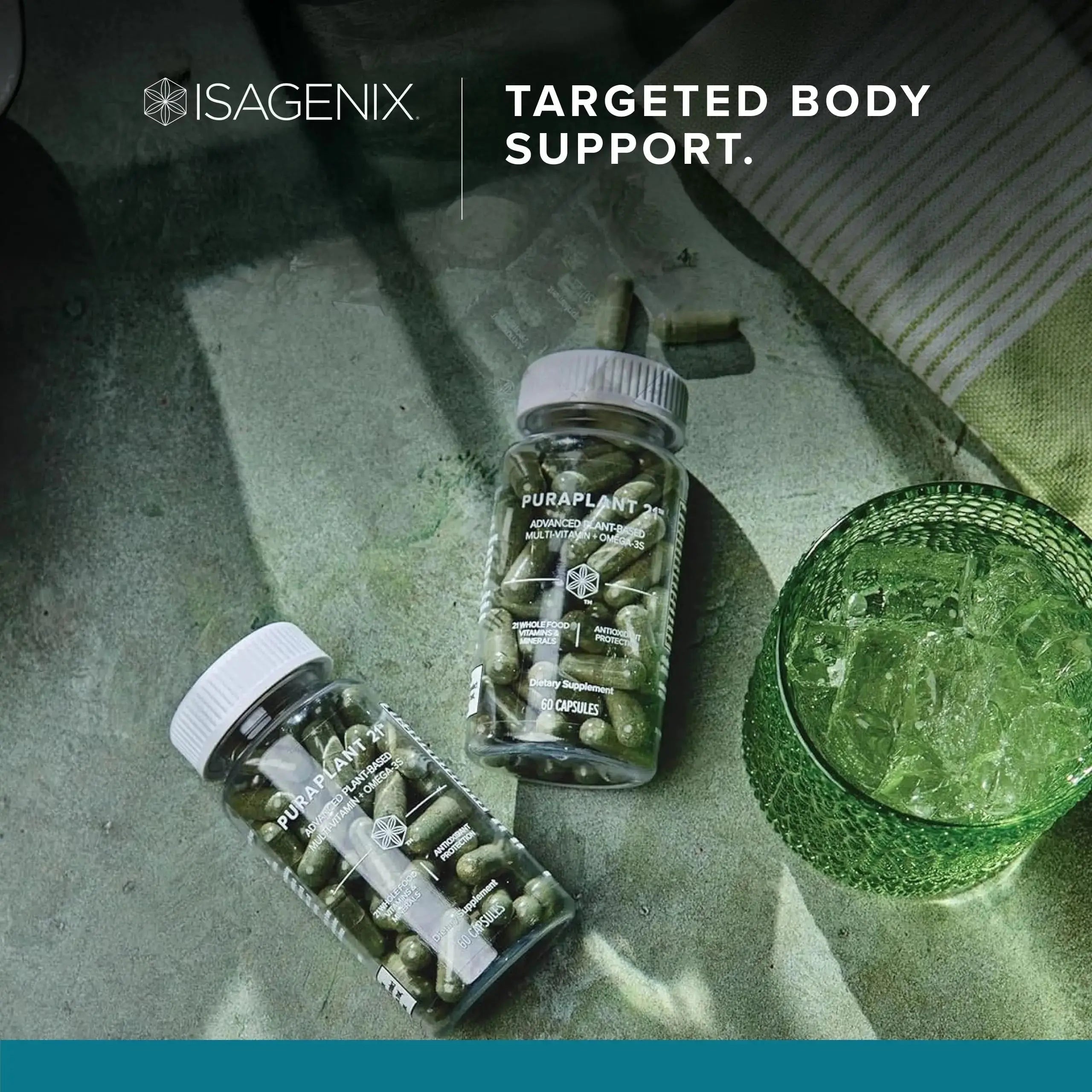 Isagenix PuraPant 21 - Advanced Plant-Based Daily Multi-Vitamin Sourced from Organic Fruits and Vegetables Isagenix Au supplements