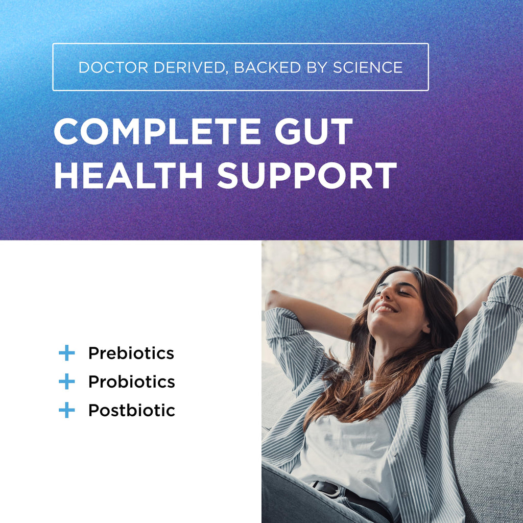 DR. EMIL NUTRITION Total Gut Health Complex - Prebiotic, Probiotic & Postbiotic Supplement - Supports Digestive Health, Bloating & Gut Balance