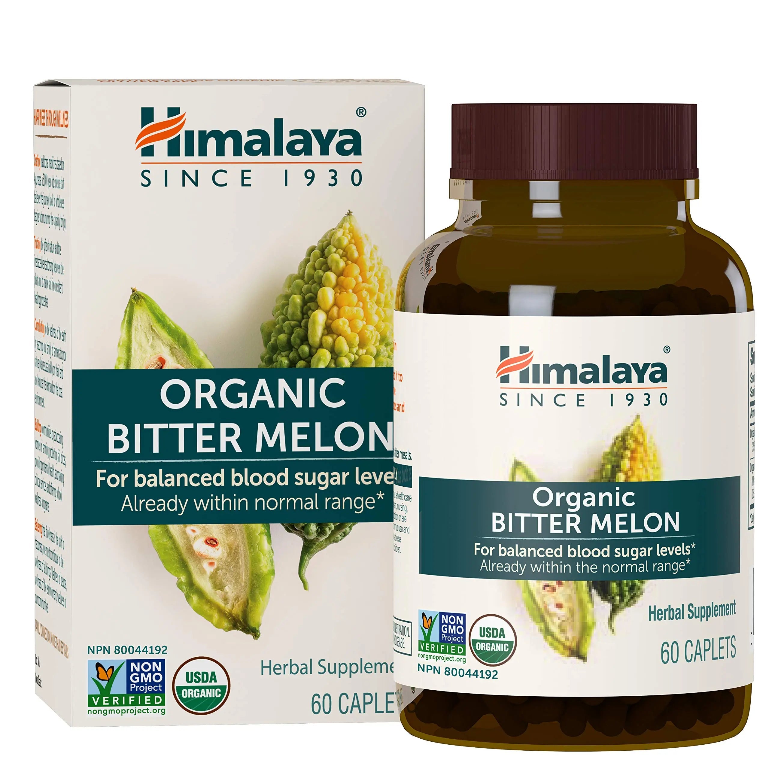 Himalaya Organic Bitter Melon/Karela Herbal Supplement, Glycemic Support and Weight Himalaya Au supplements