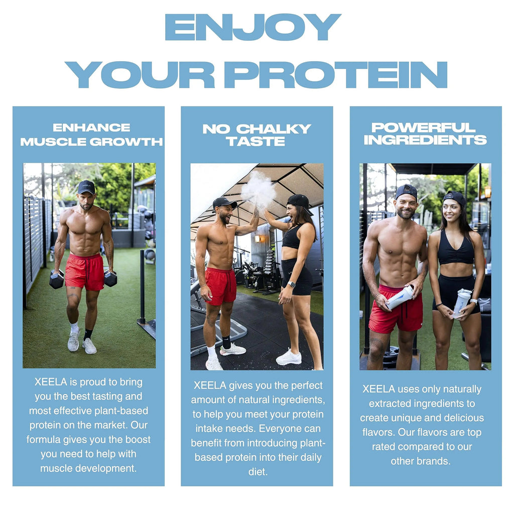XEELA Plant Based Vegan Protein Powder - Independently Tested - 25g High Protein XEELA Au supplements