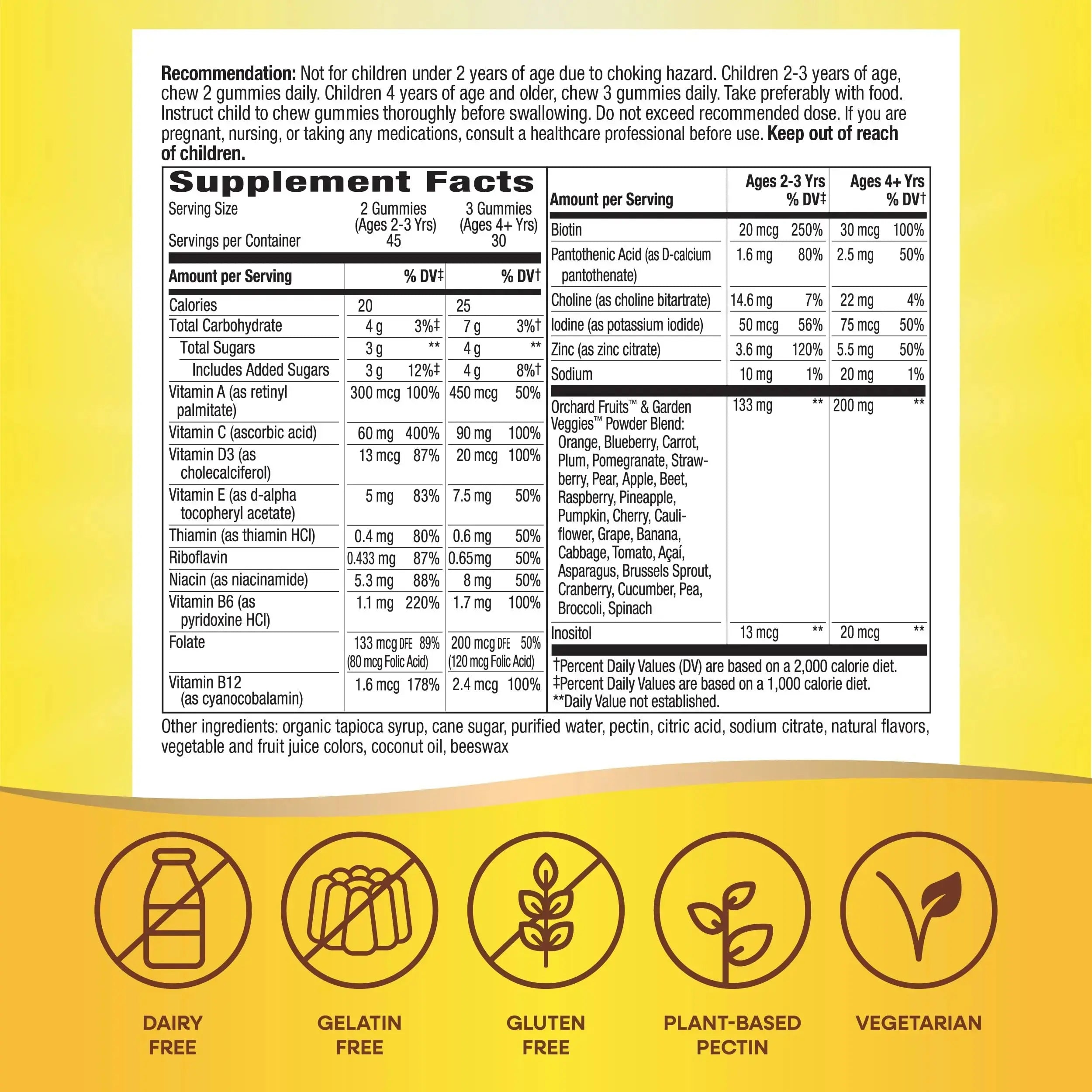 Nature's Way Alive! Children's Premium Gummy Multivitamin, Gluten Free, Made with Pectin, 90 Gummies Nature's Way Au supplements