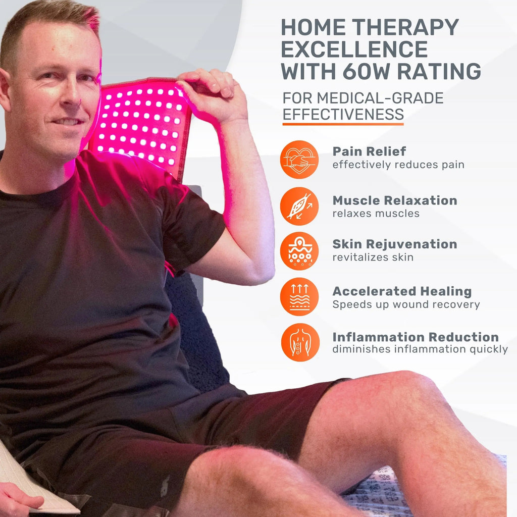LOOKEE HealGlow Pro Medical Infrared & Red-Light Therapy Belt - LED Technology - 60W Powerful LOOKEE Au supplements