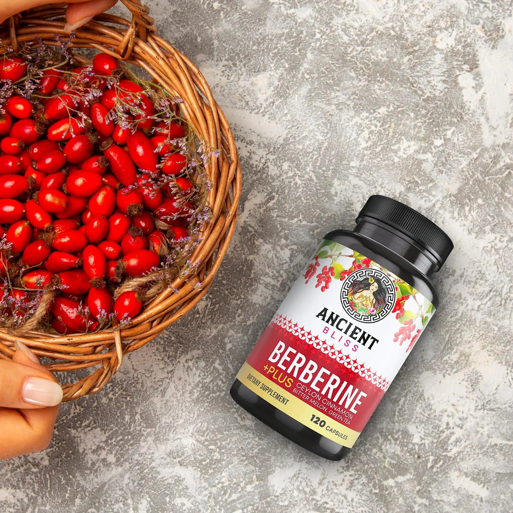 Ancient Bliss Berberine HCL 1200mg with Ceylon Cinnamon, Bitter Melon, and Green Tea Ancient Bliss Au supplements