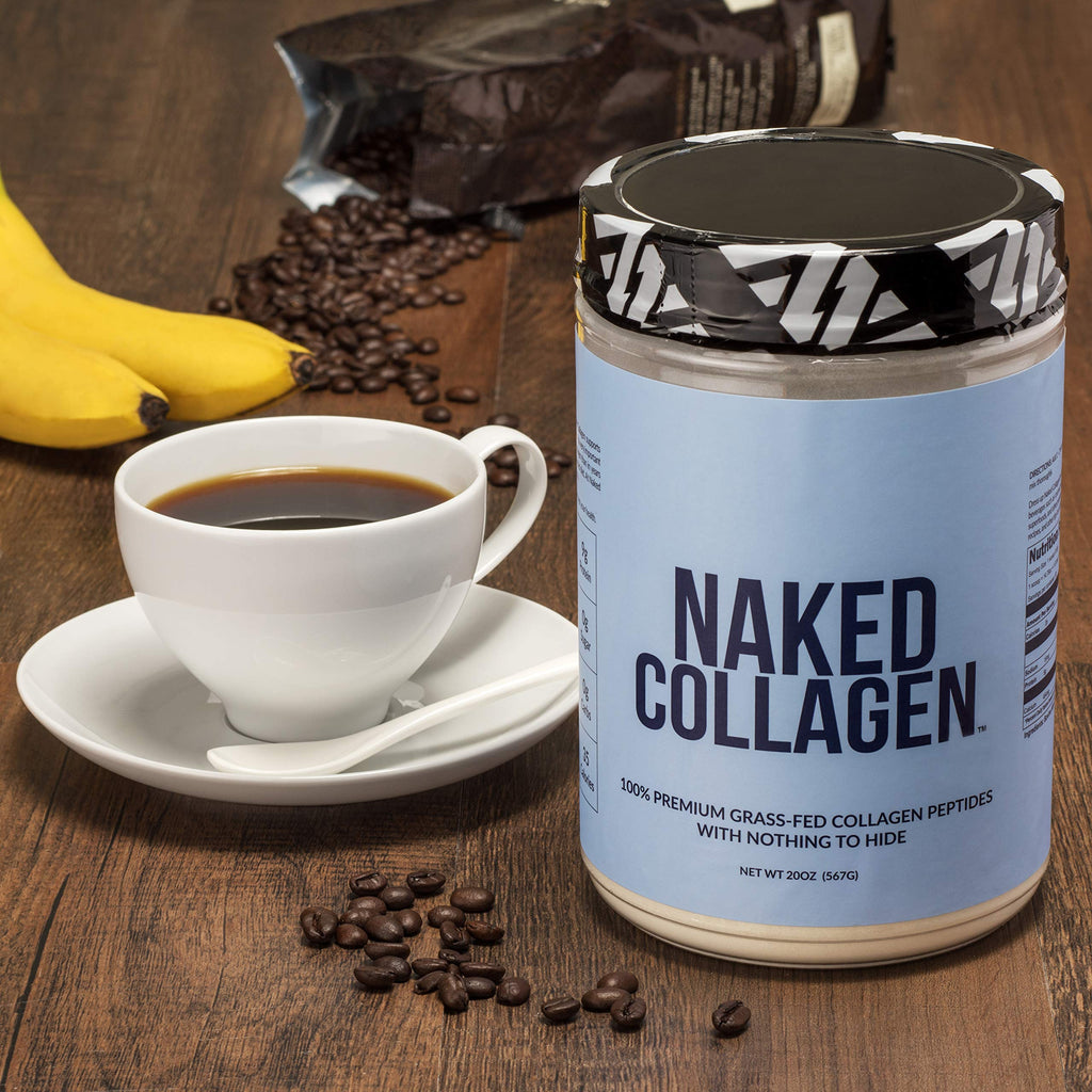 NAKED Collagen Peptides Protein Powder, 60 Servings, Pasture-Raised, Unflavored Grass-Fed Hydrolyzed Collagen Supplement, NSF Certified