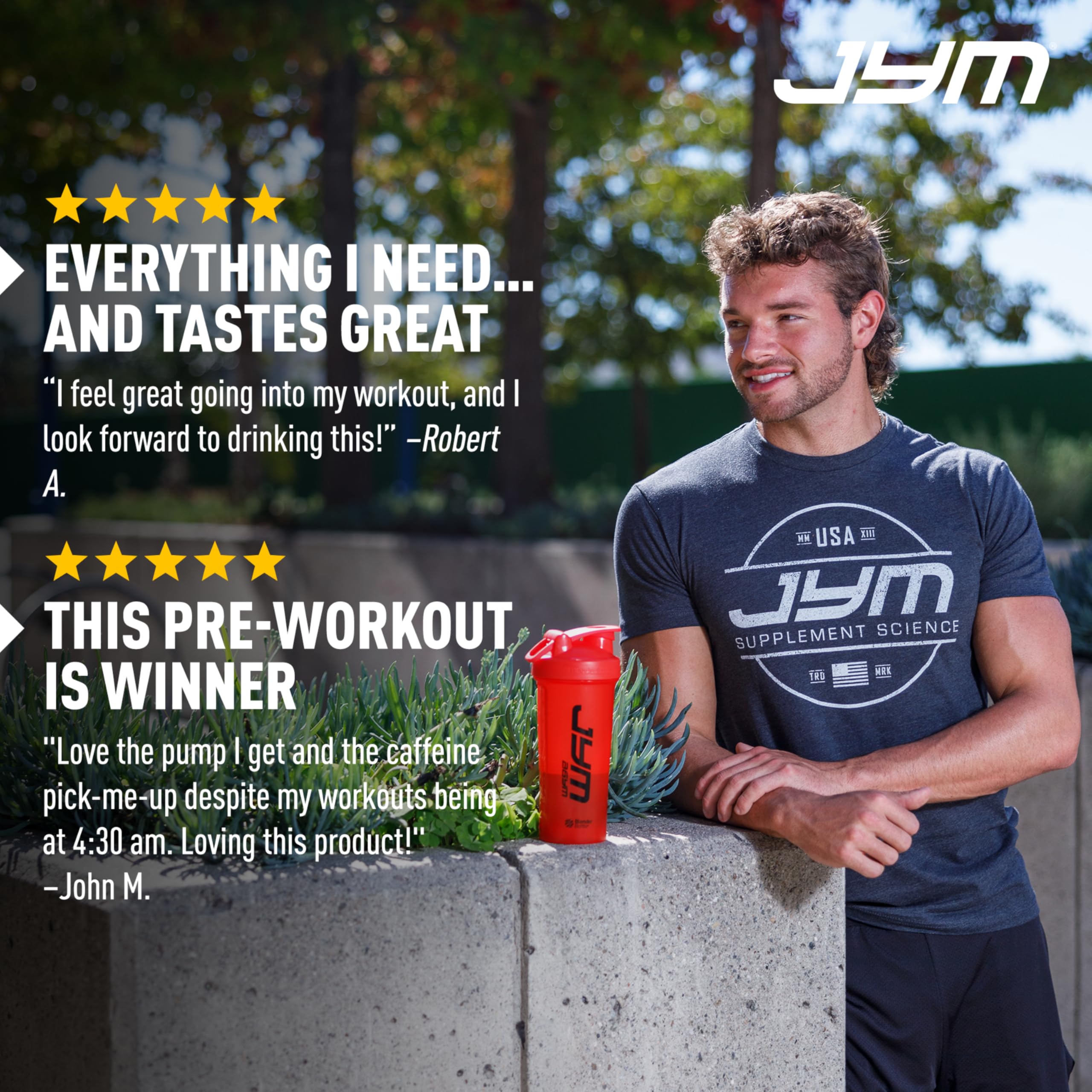 JYM Supplement Science Pre JYM Pineapple Strawberry Pre Workout Powder for Men & Women, BCAAs, Nootropics, Creatine HCI, Citrulline, Beta-Alanin