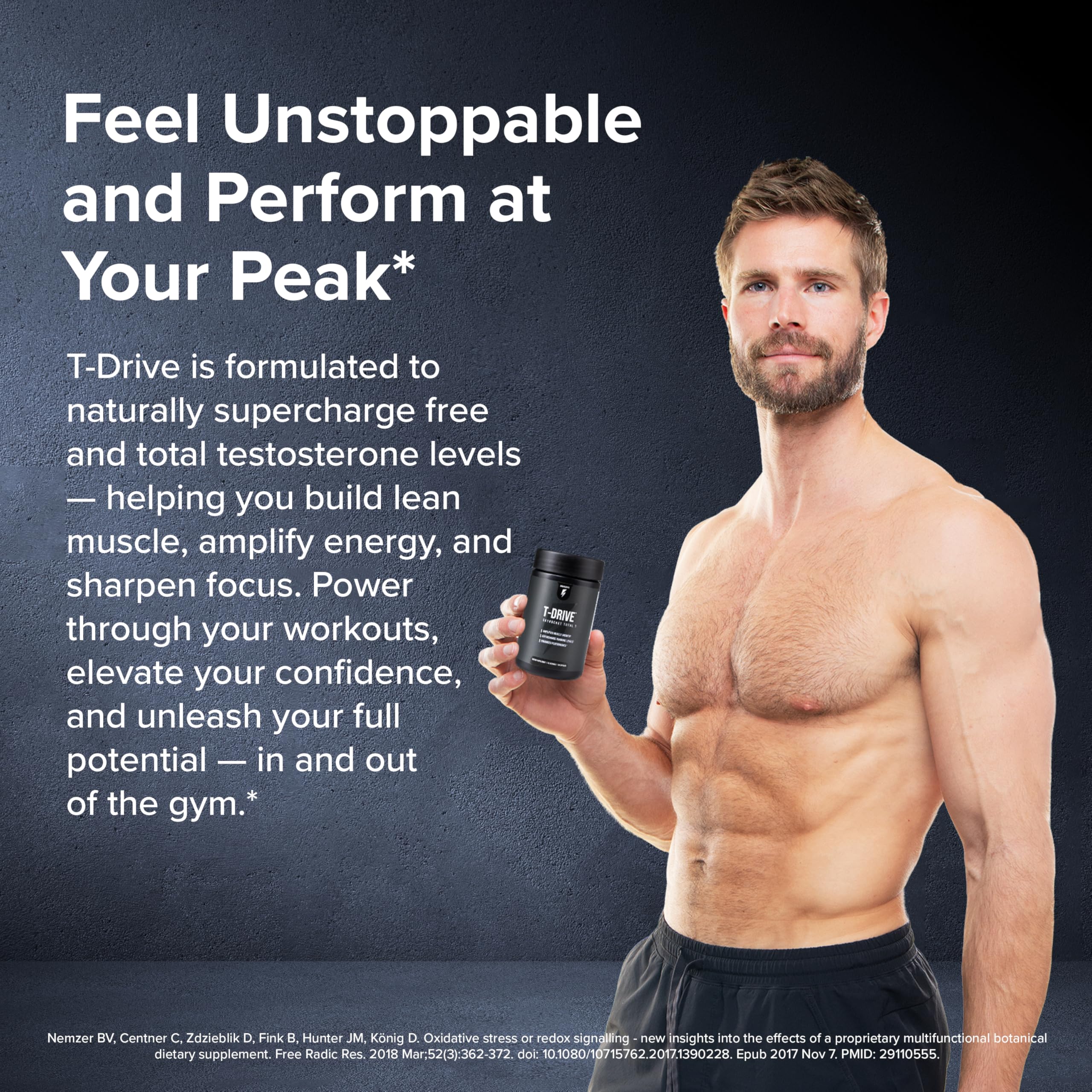 InnoSupps T-Drive Testosterone Booster Enhance Performance Amplify Muscle Growth, Increase Libido & Energy Levels w/KSM-66 Ashwagandha, Magnesium, Vitamin D, Niacin Boron, Fenugreek, 90 Caps, 30 Days InnoSupps Au supplements