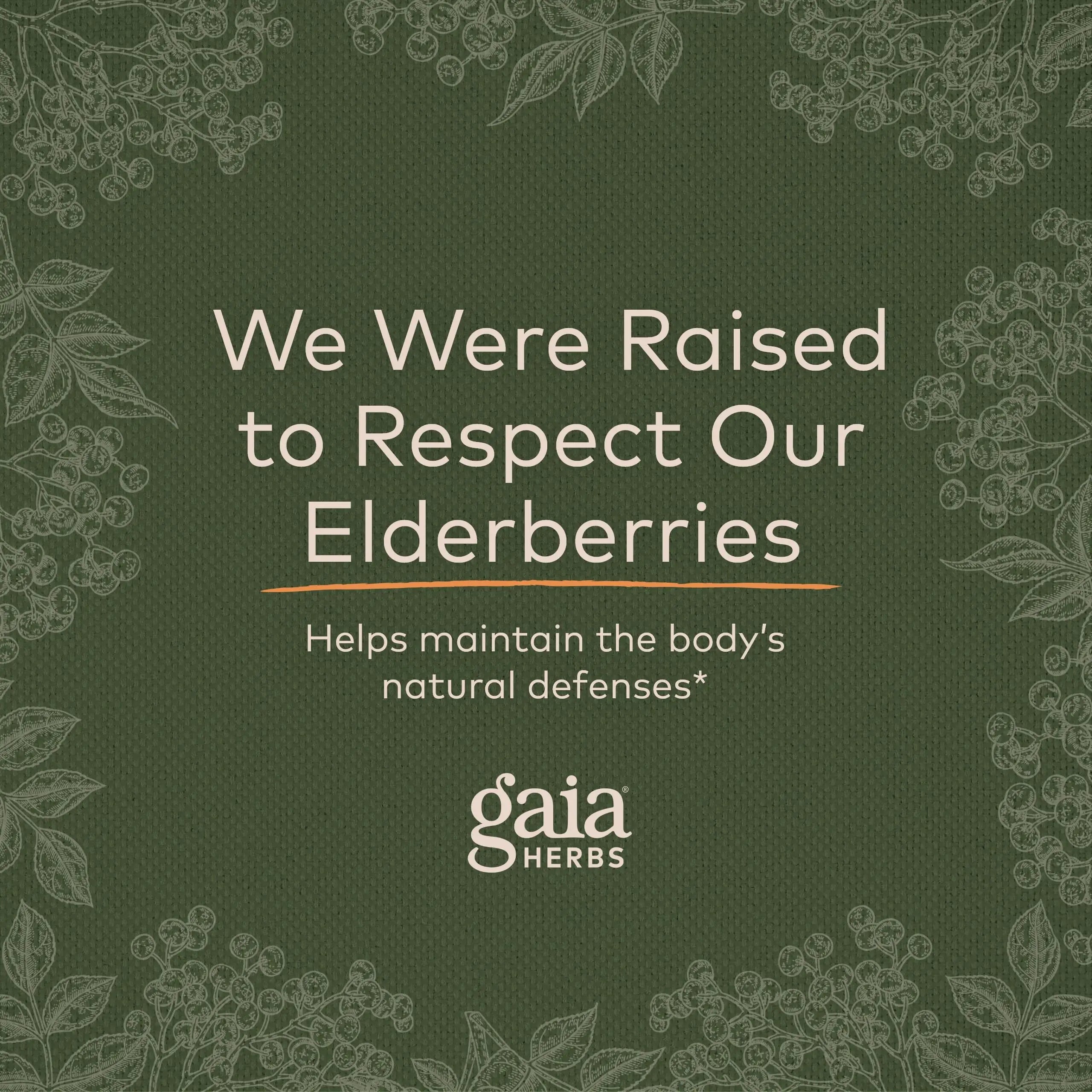 Gaia Herbs Black Elderberry (Sambucus Nigra) Extra Strength Gummies Gaia Herbs Au supplements
