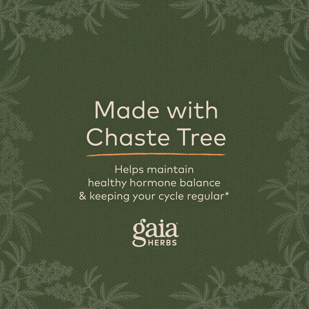 Gaia Herbs, Vitex Berry Vegan Liquid Phyto Capsules - PMS Support Supplement, Chaste Tree berry Gaia Herbs Au supplements