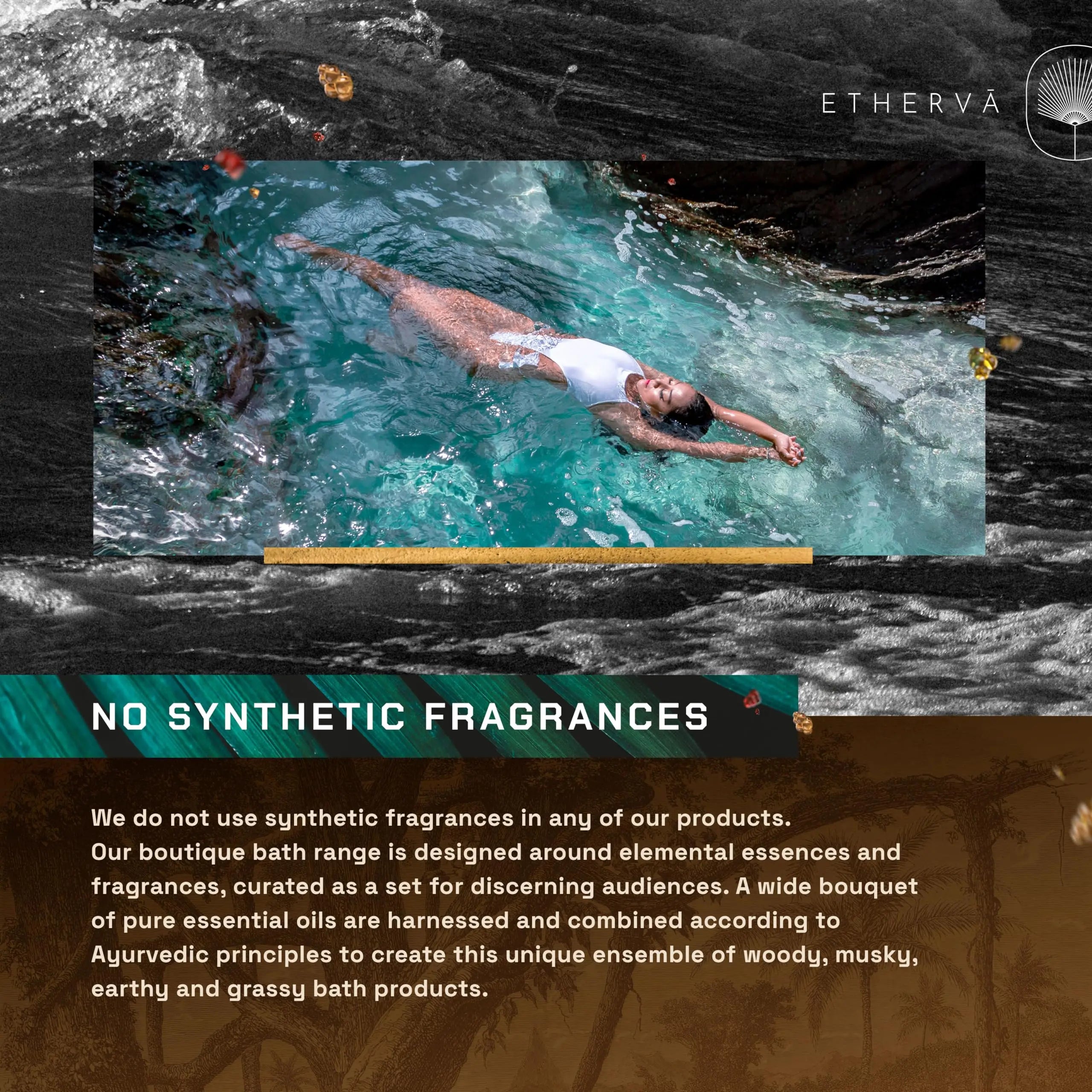 ETHERVA EARTH Body Wash for Men & Women | Patchouli, Vetiver, Incense, Virgin Coconut Oil ETHERVA Au supplements