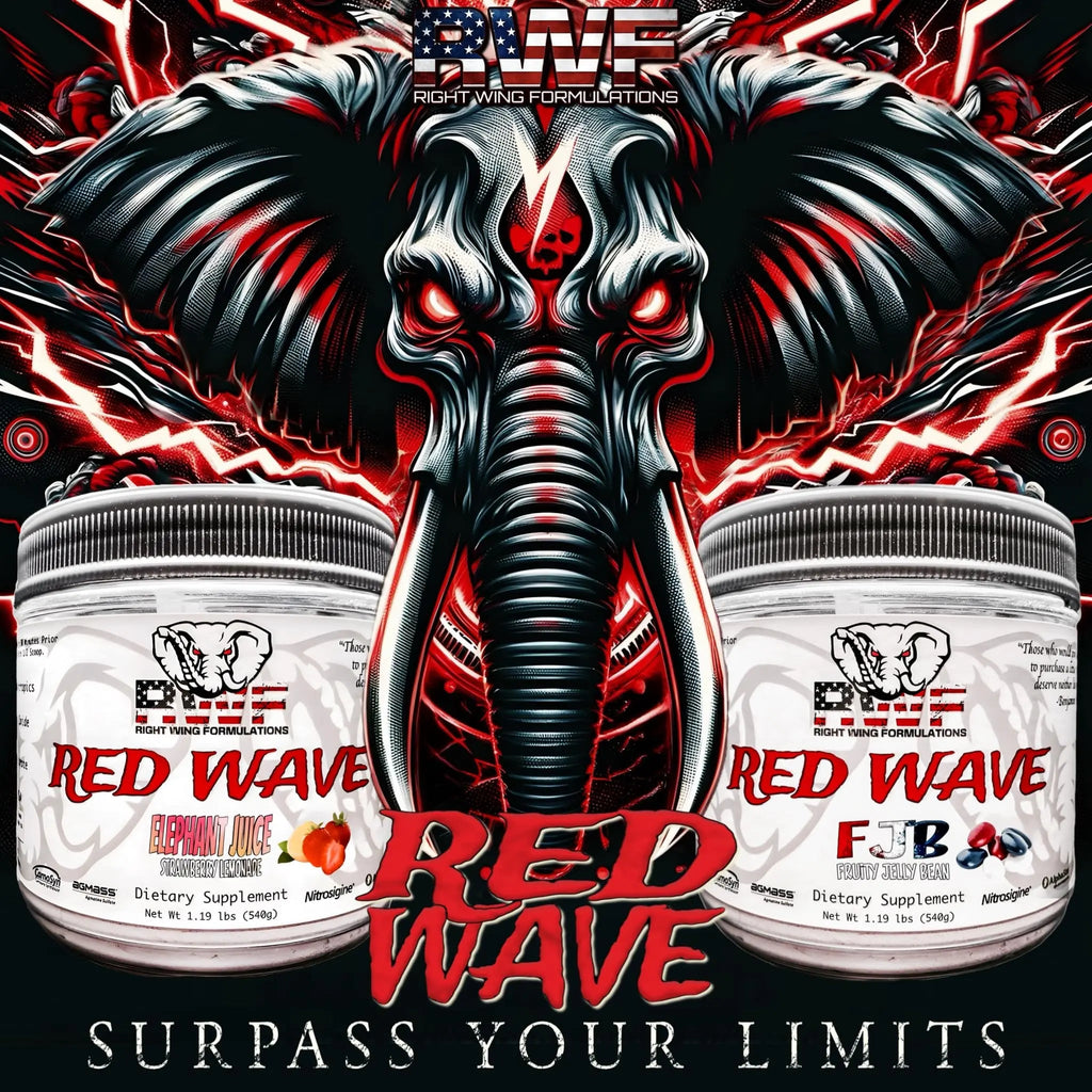 Red Wave Pre Workout Powder With Creatine, Perfect For Men And Women Right Wing Formulations Au supplements