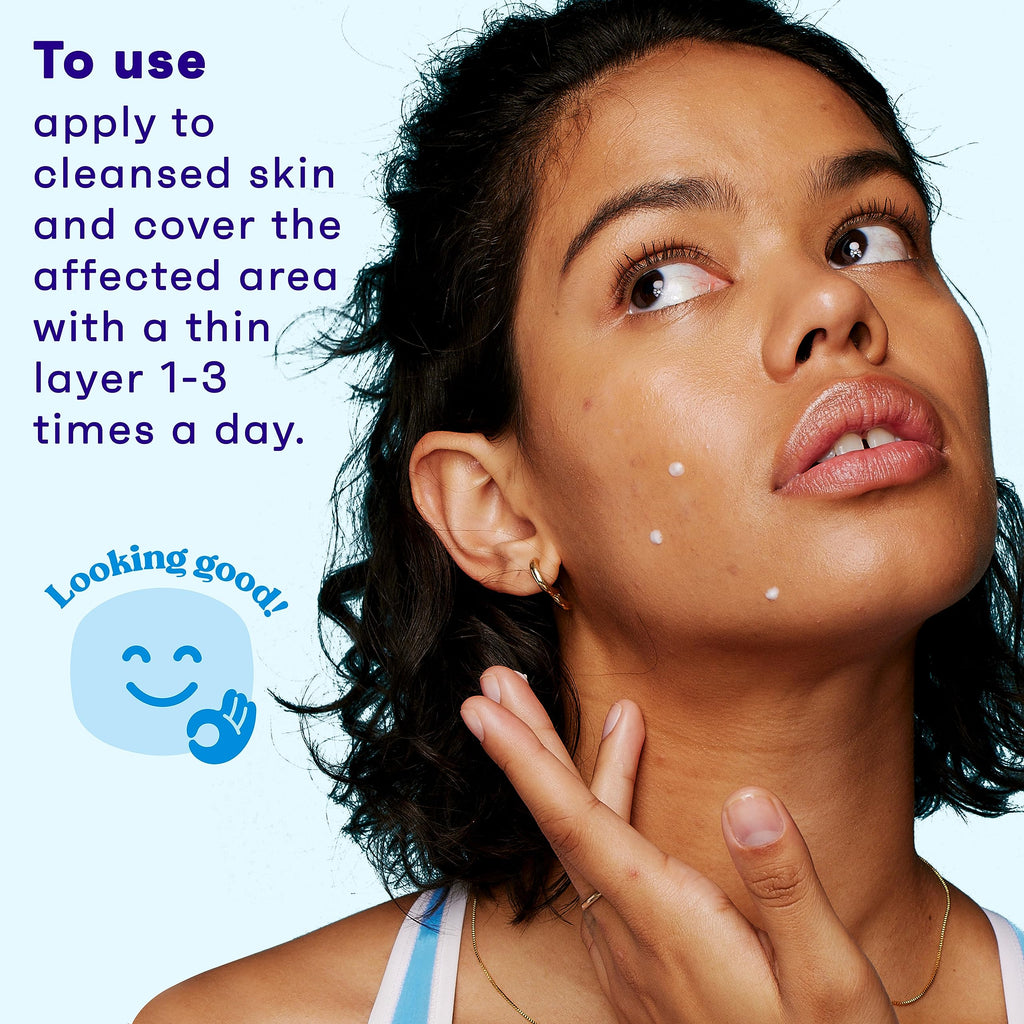 Clean & Clear Persa-Gel 10 Oil-Free Acne Spot Treatment with Maximum Strength 10% Benzoyl Peroxide, Topical Pimple