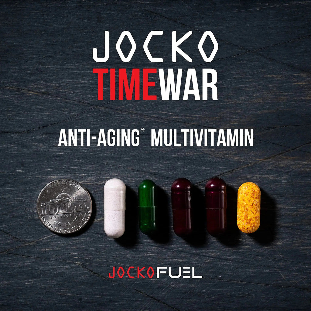 Jocko Fuel TIME WAR - Multivitamin for Men & Women. NAD Supplement for Healthy Aging, Heart, Bone, & Eye Health. Essential Vitamins and Minerals Jocko Fuel Au supplements