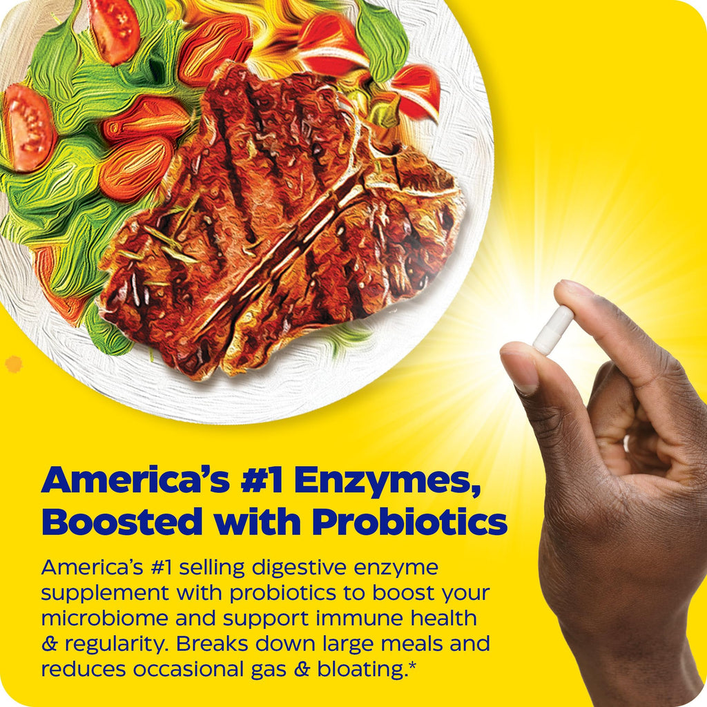Enzymedica Digest Gold + Probiotics, 2-in-1 Digestive Enzymes & Probiotic Support, Promotes Gut Health with 1 Billion Active Cultures, 180 Capsules Enzymedica Au supplements