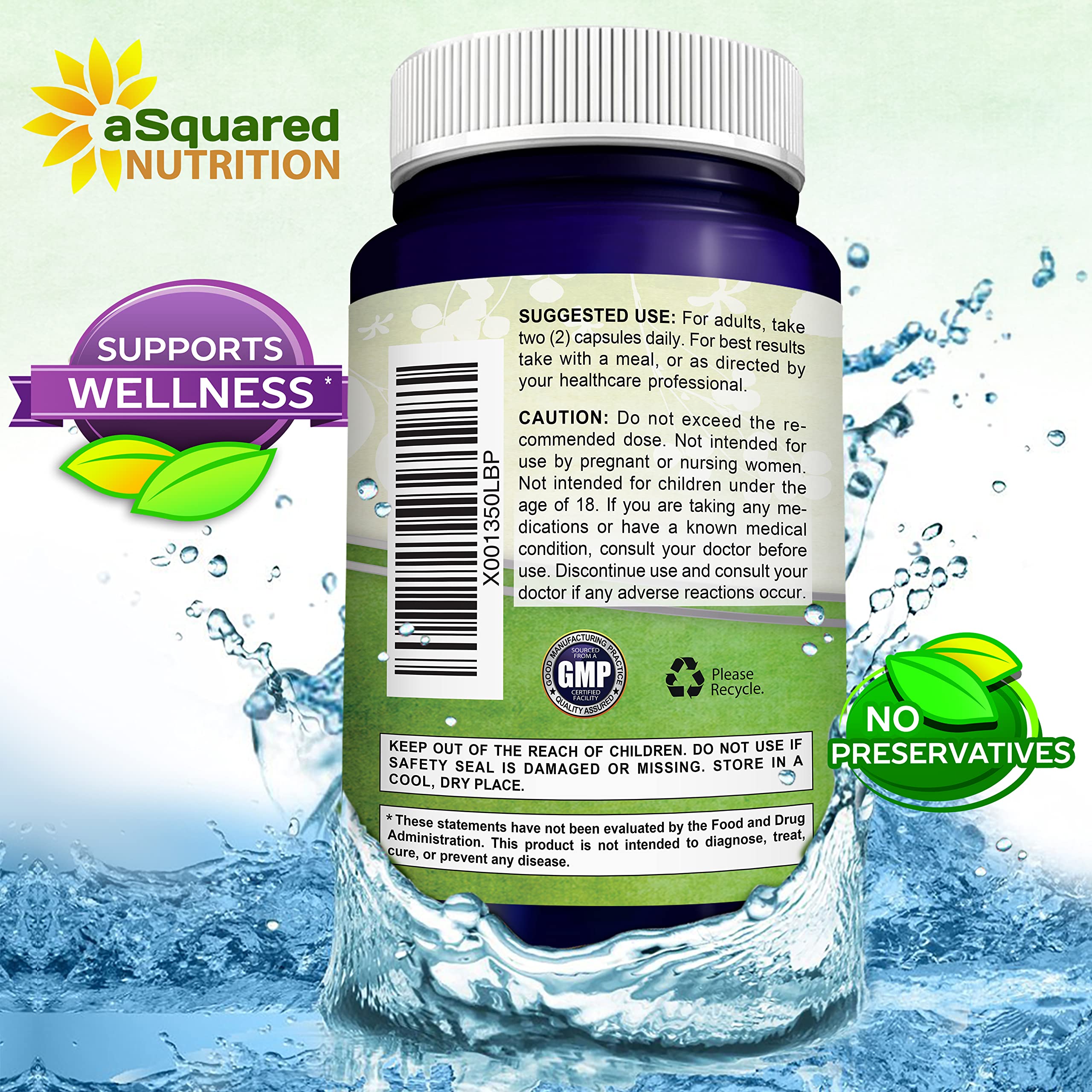 100% Natural Resveratrol - 1000mg Per Serving Max Strength (180 Capsules) Antioxidant Supplement, Trans-Resveratrol Pills