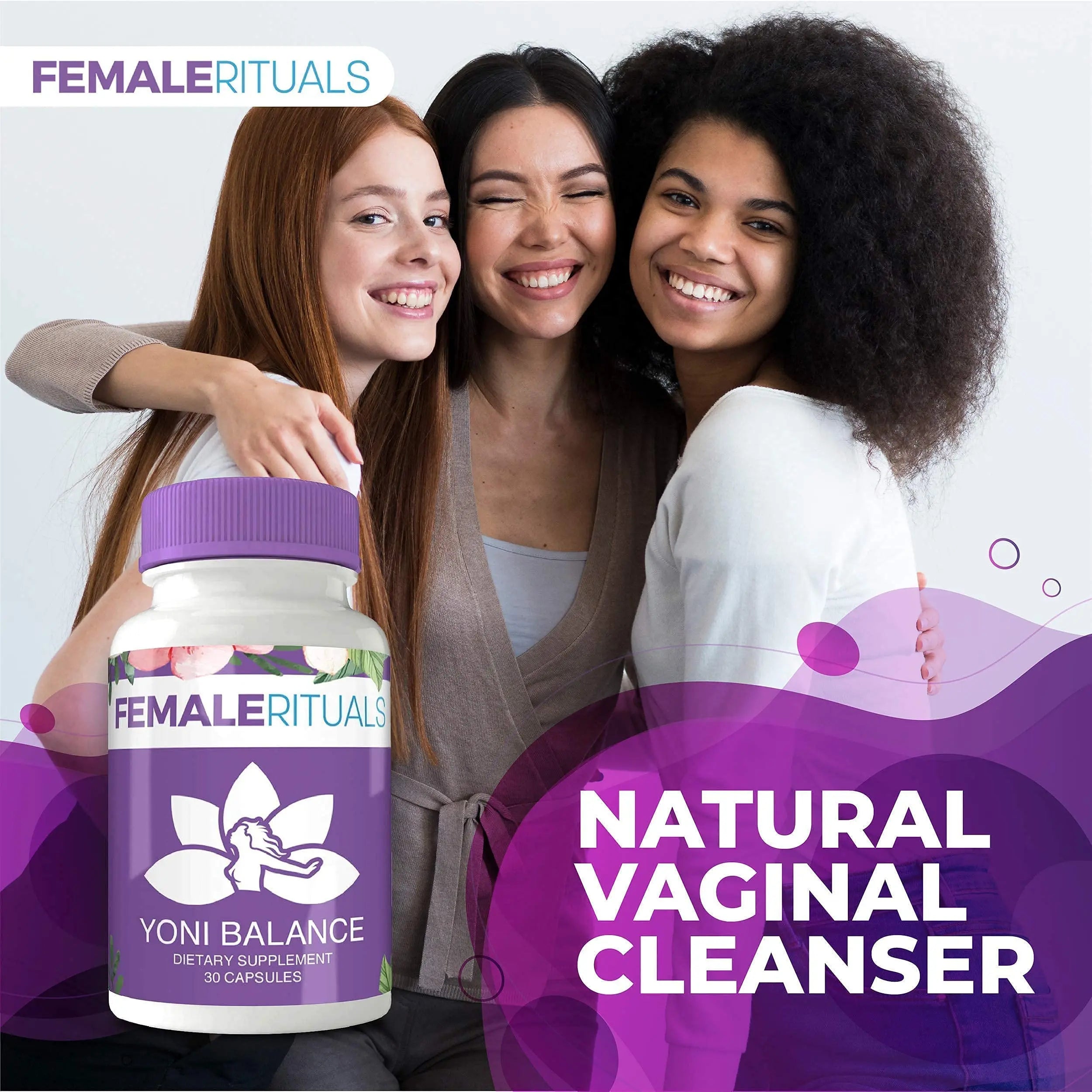 FEMALE RITUALS - Vaginal Moisturizer Boric Acid Suppositories for PH Balance - Bad Odors FEMALE RITUALS Au supplements