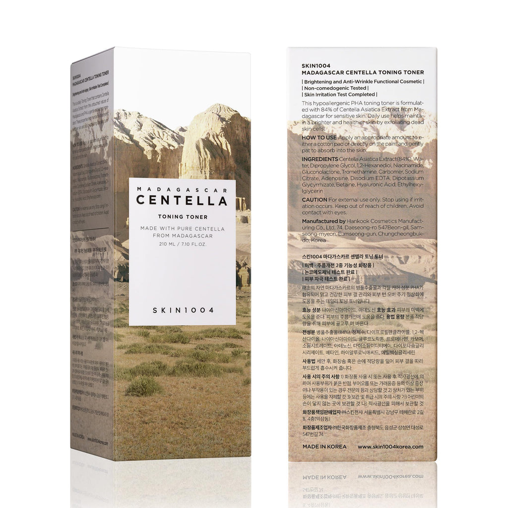 SKIN1004 Centella Toning Toner 7.10 fl.oz, 210ml, Korean Face Toner with Madagascar Centella Asiatica & Hyaluronic Acid for Hydrating
