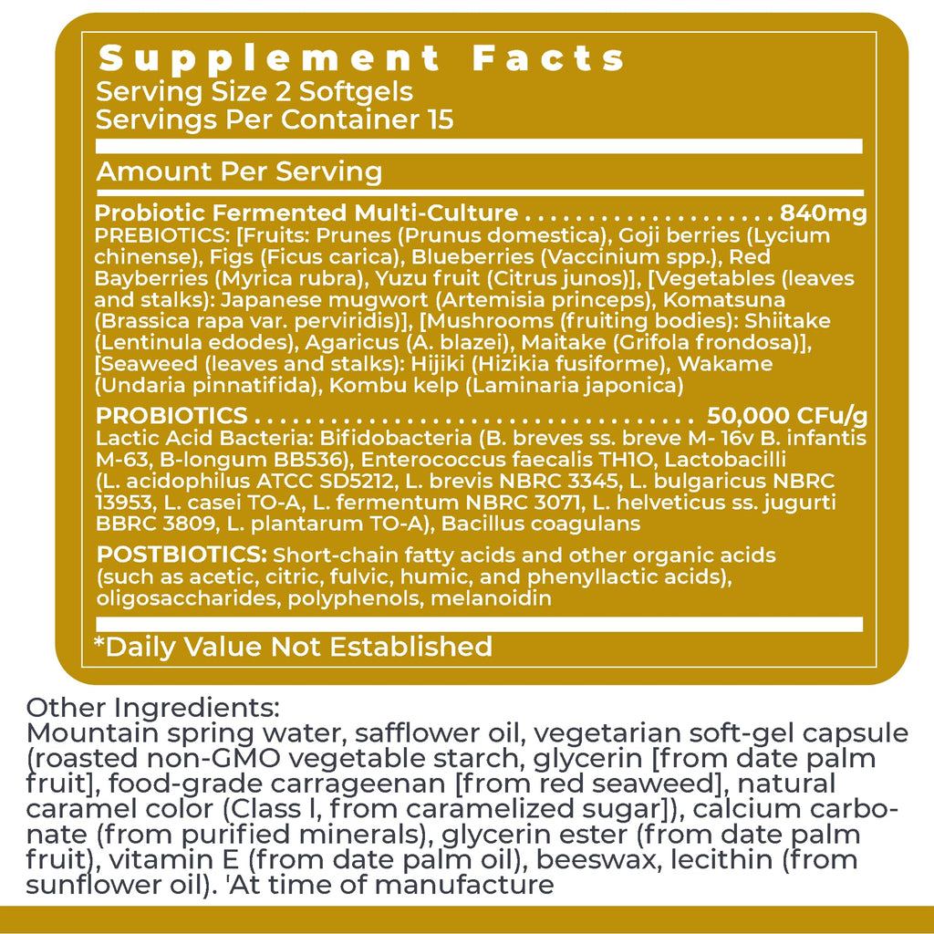 Premier Research Labs Premier Probiotic - Pre Pro Post Biotics for Women & Men, Quad Biotic, Quadbiotic, Prebiotics, Probiotics