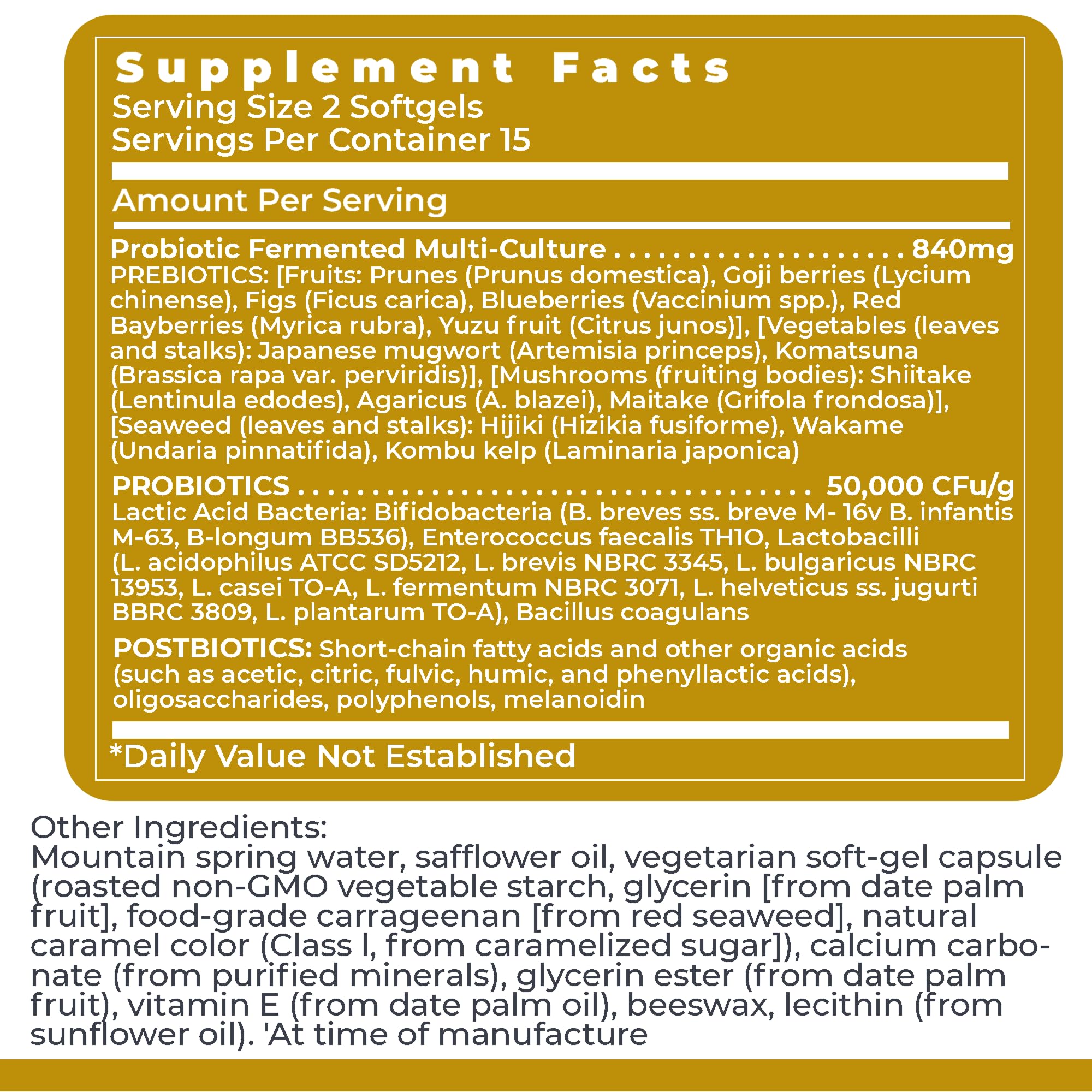Premier Research Labs Premier Probiotic - Pre Pro Post Biotics for Women & Men, Quad Biotic, Quadbiotic, Prebiotics, Probiotics