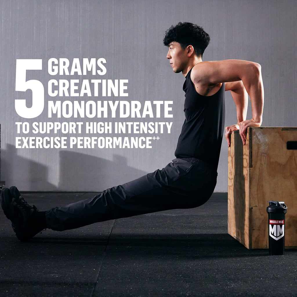 Muscle Milk Pro Series Creatine Powder Supplement, Unflavored, 1.1 Pound, 100 Servings, 5g Creatine Monohydrate