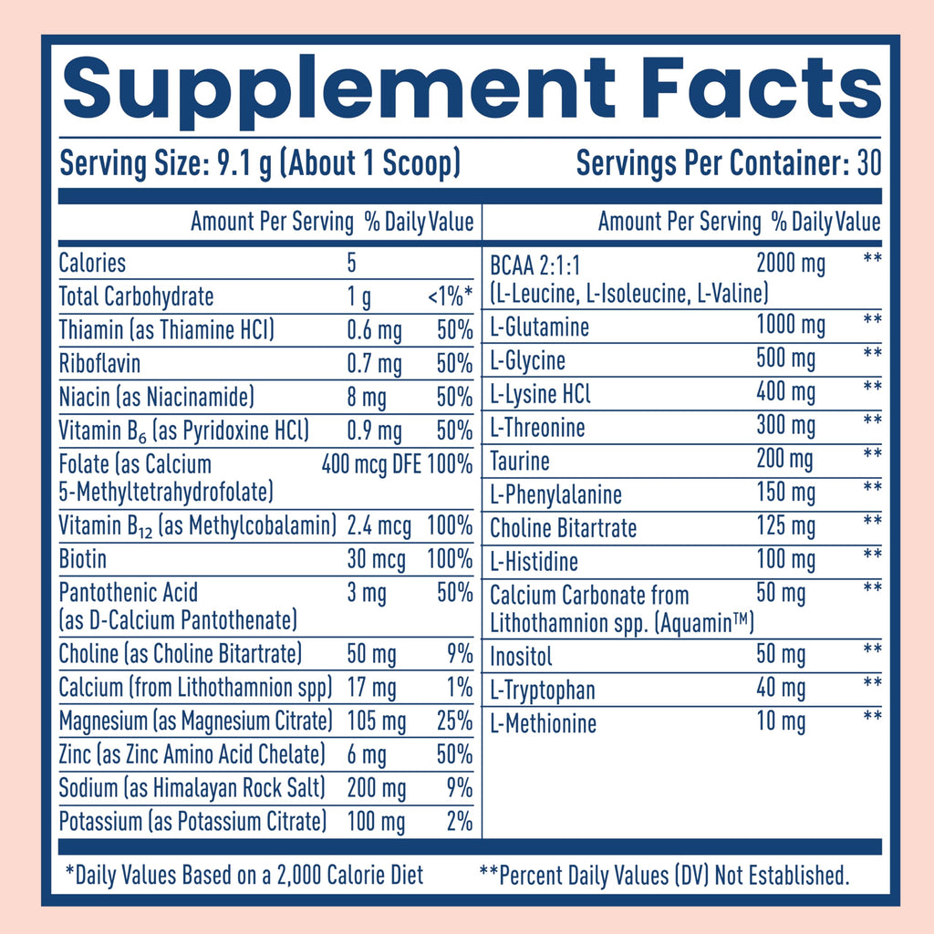 NativePath Hydrate, Zero Sugar, Electrolytes Powder with BCAAs, Peach Mango Hydration, Keto & Paleo Friendly, 30 Servings