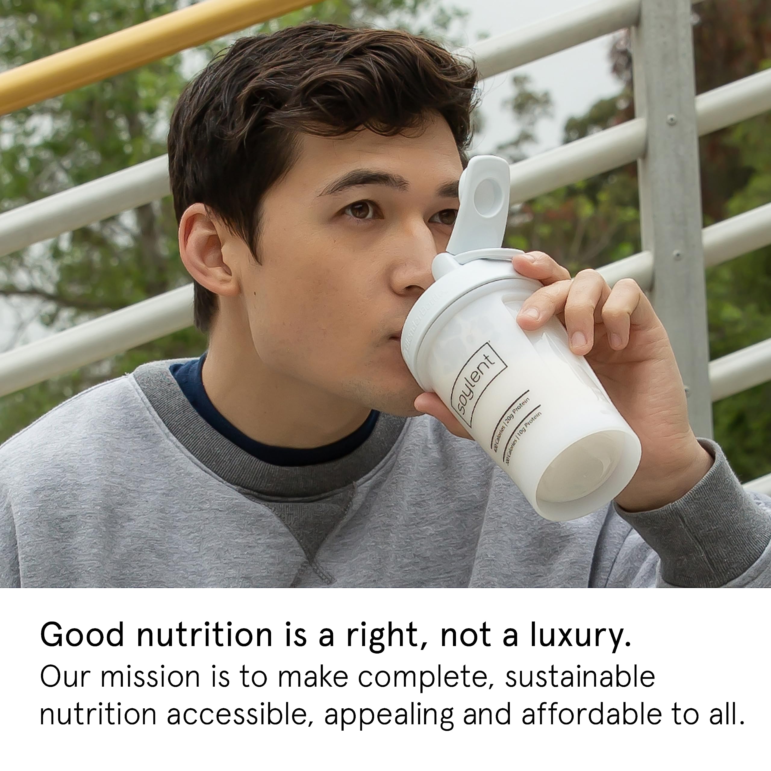 Soylent Complete Nutrition Gluten-Free Vegan Protein Meal Replacement Powder, Original, 36.8 Oz