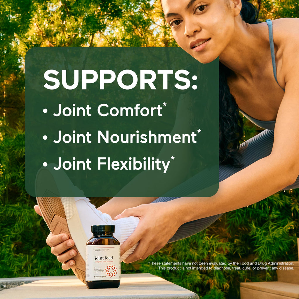 SMARTERNUTRITION Joint Food - Whole-Food Joint Supplement to Support Lubrication & Mobility - Formulated with Collagen Type II, MSM, Vitamin C, Turmeric, Bromelain - 6 Pack[180-Day Supply] SMARTERNUTRITION Au supplements