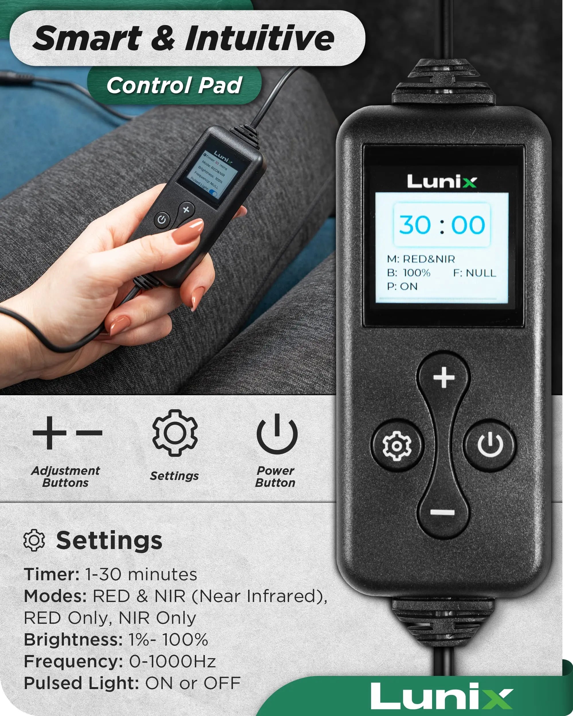 Lunix LX16 Red Light Therapy Belt, Near Infrared Light and Red Light Therapy to Improve Circulation Lunix Au supplements