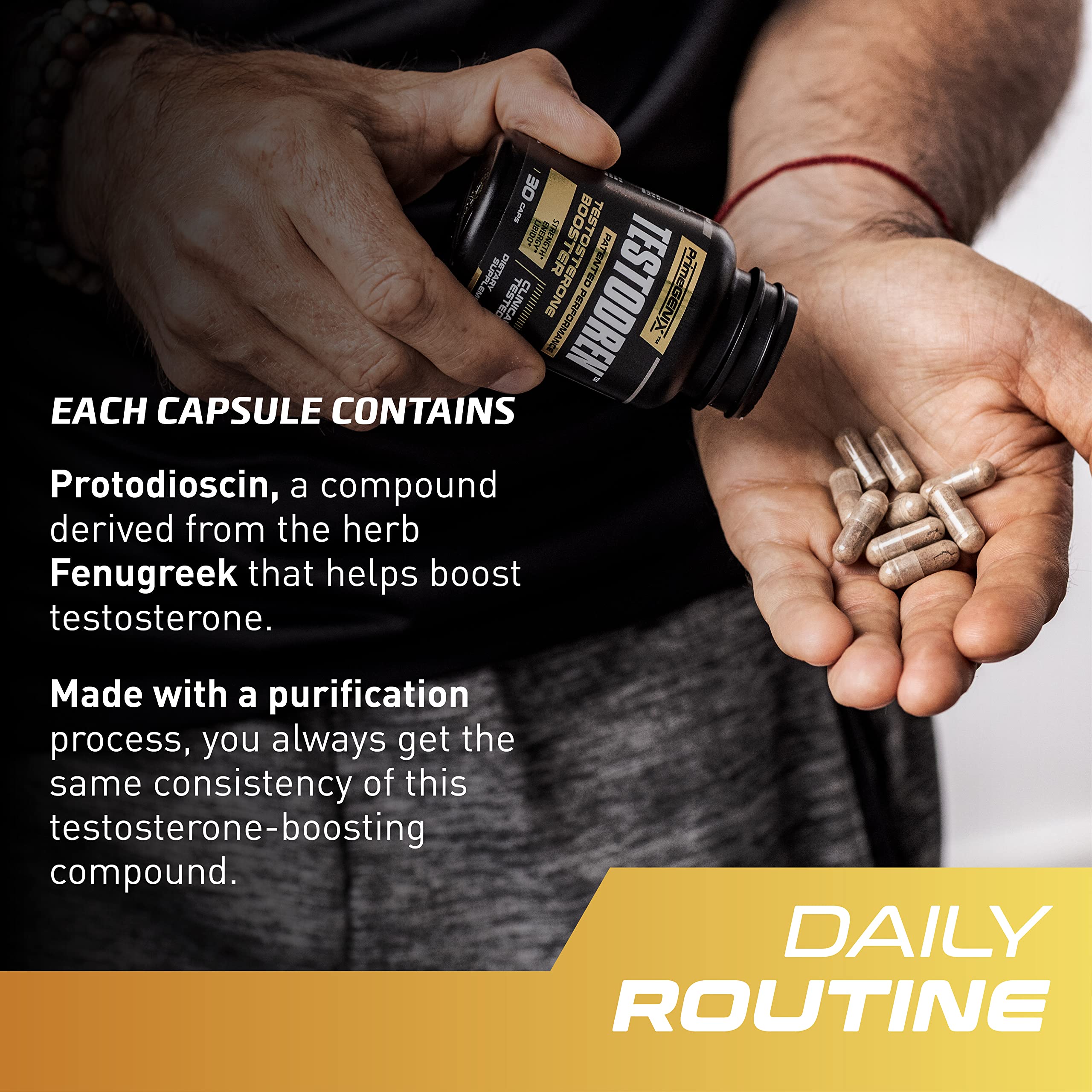 PrimeGENIX Testodren Advanced Testosterone Booster for Men | Natural Stamina, Endurance, Energy & Strength Enhancing Supplement | Lean Muscle Builder | Sports Nutrition Testosterone Booster PrimeGENIX Au supplements