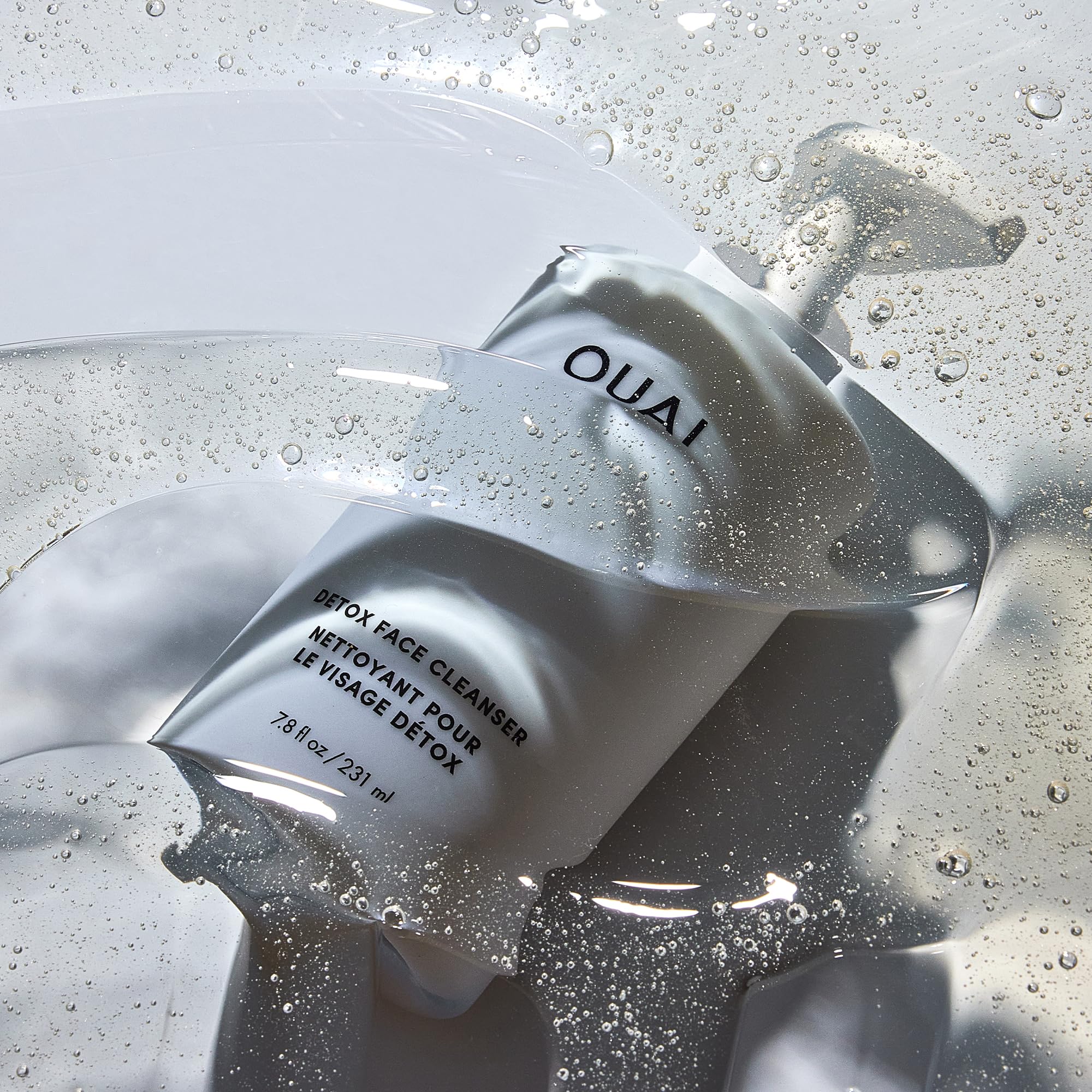 OUAI Detox Facial Cleanser - Deep Cleansing Face Wash with Glycolic Acid, Niacinamide & PHA - Removes Sweat, Dirt & Oil Without Drying - Gentle Face Cleanser for Post-Workout (7.8 Fl Oz) OUAI Au supplements