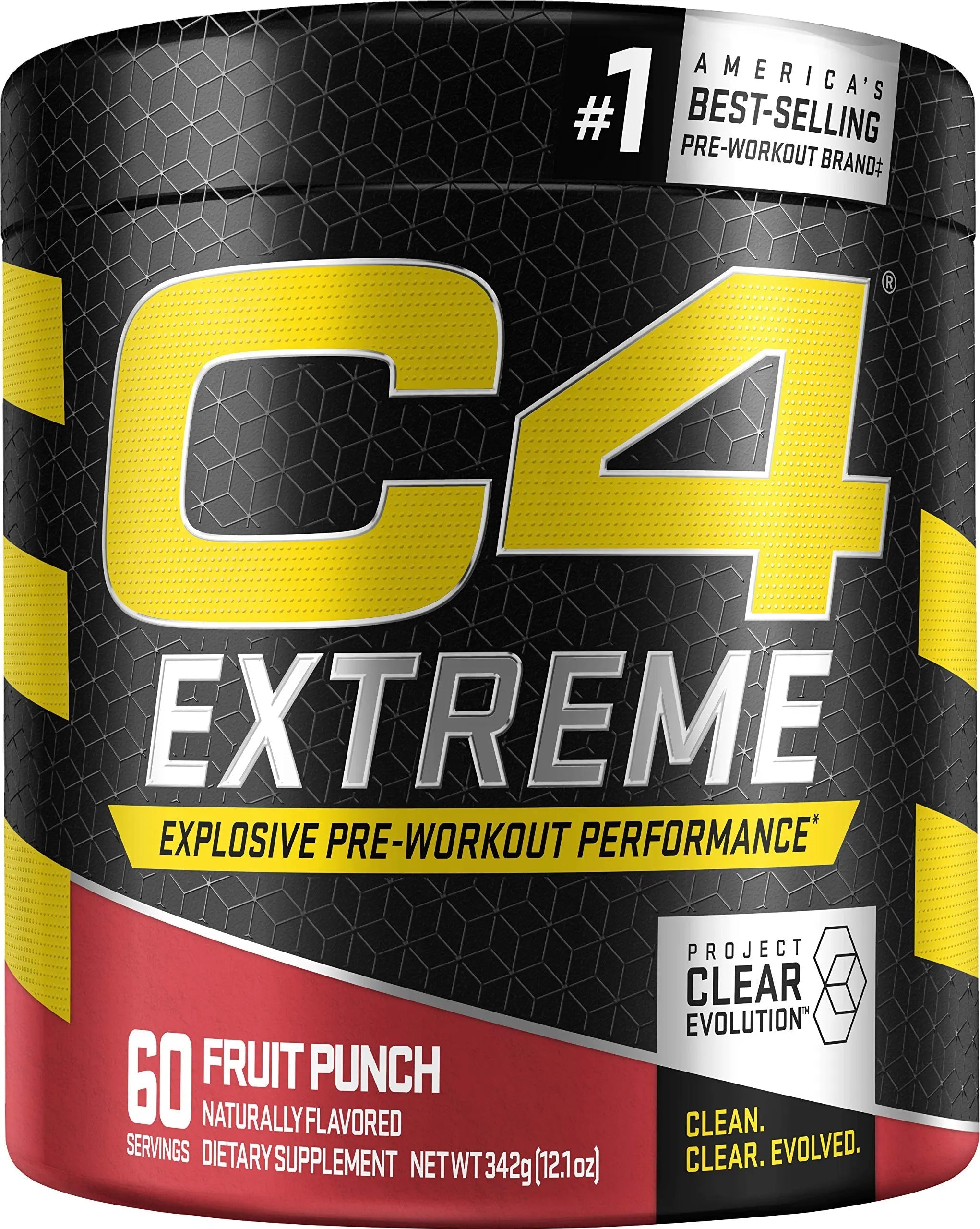 C4 Extreme Pre Workout Powder Fruit Punch | Preworkout Energy Supplement for Men Cellucor Au supplements