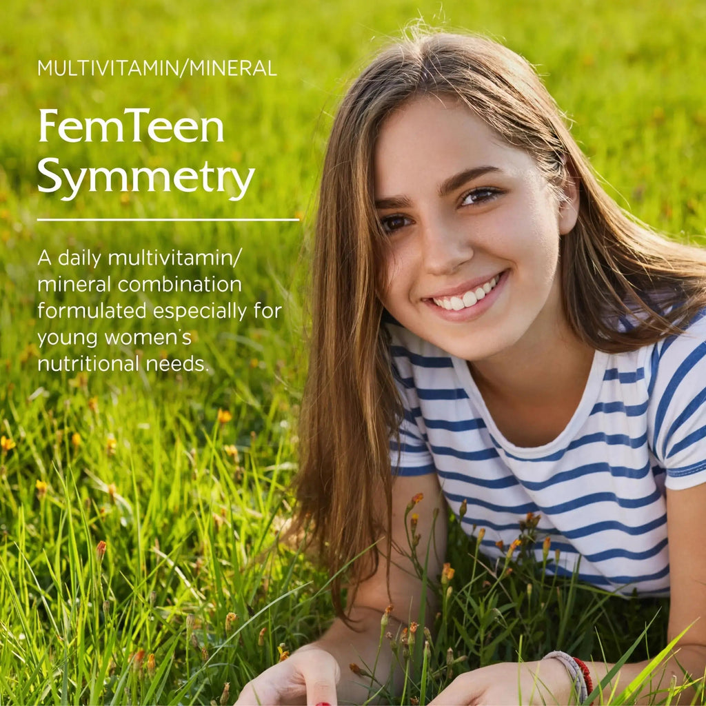 Vitanica FemTeen Symmetry, Vitamins for Teens Daily Multivitamin, Vegan, 120 Capsules Vitanica Au supplements