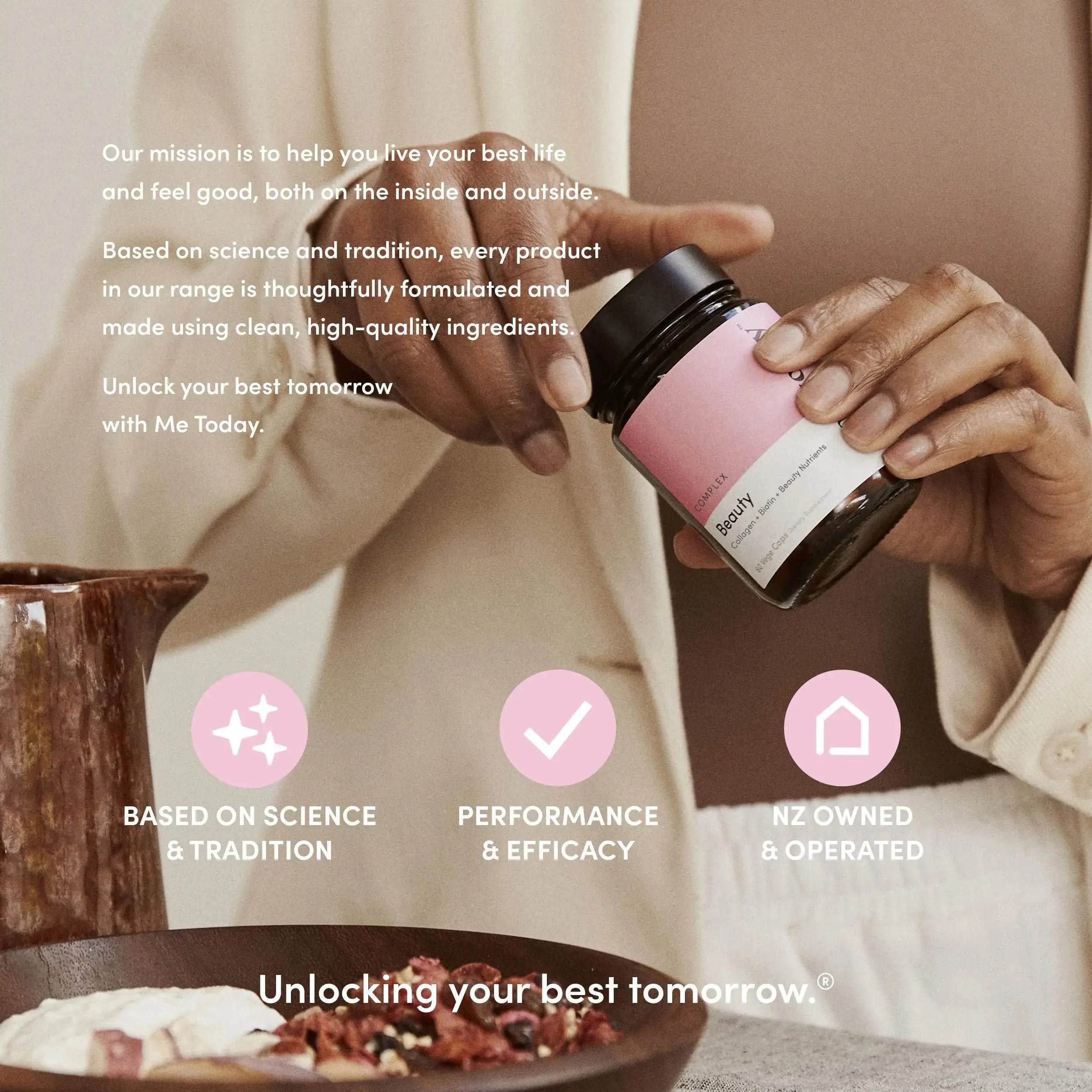 me today Beauty Supplement Hair, Skin and Nails, Vitamins for Women and Men – with Biotin, Collagen, Vitamin C me today Au supplements