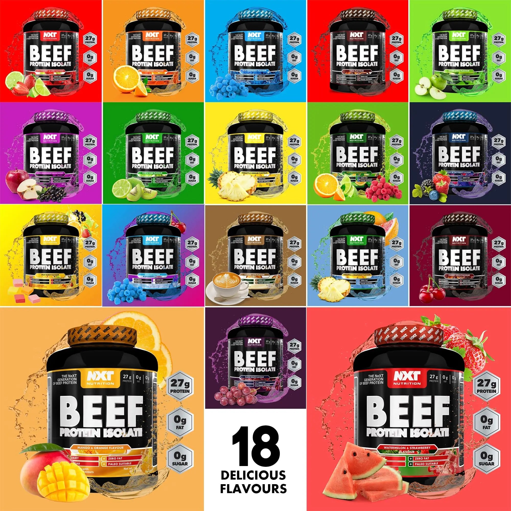 NXT Nutrition Beef Protein Isolate Powder - Protein Powder High in Natural Amino Acids NXT Nutrition Au supplements